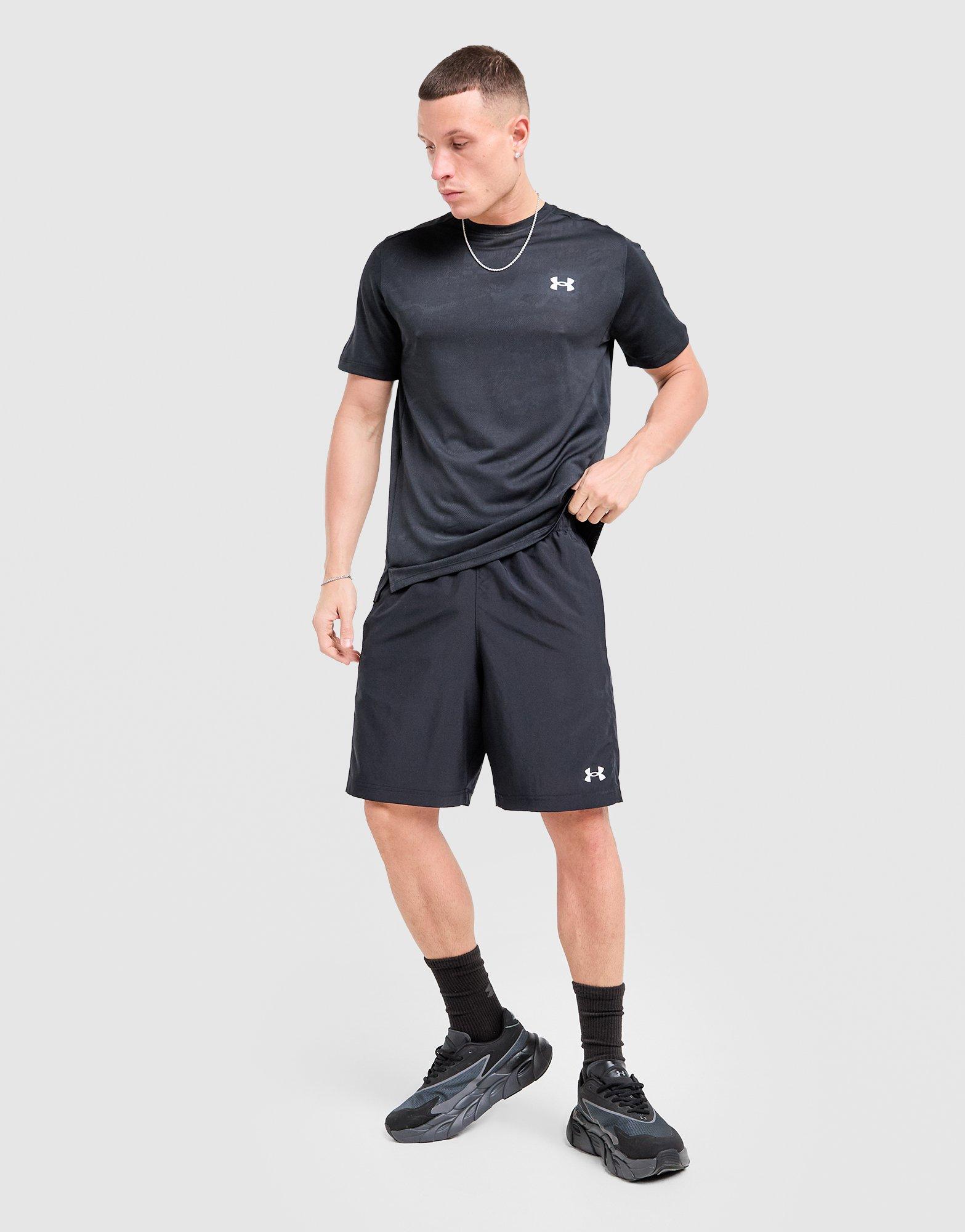 Krótkie spodenki, szorty męskie UNDER ARMOUR SZORTY WOVEN WM SHORTS 6013162-001 Czarny
