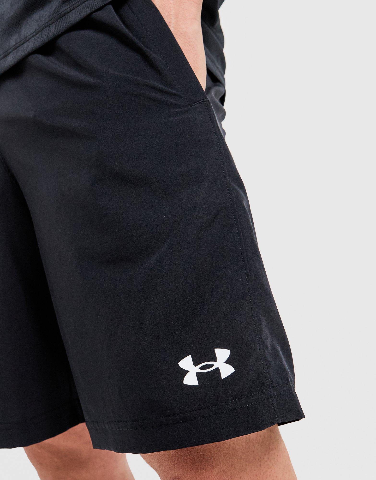 Krótkie spodenki, szorty męskie UNDER ARMOUR SZORTY WOVEN WM SHORTS 6013162-001 Czarny