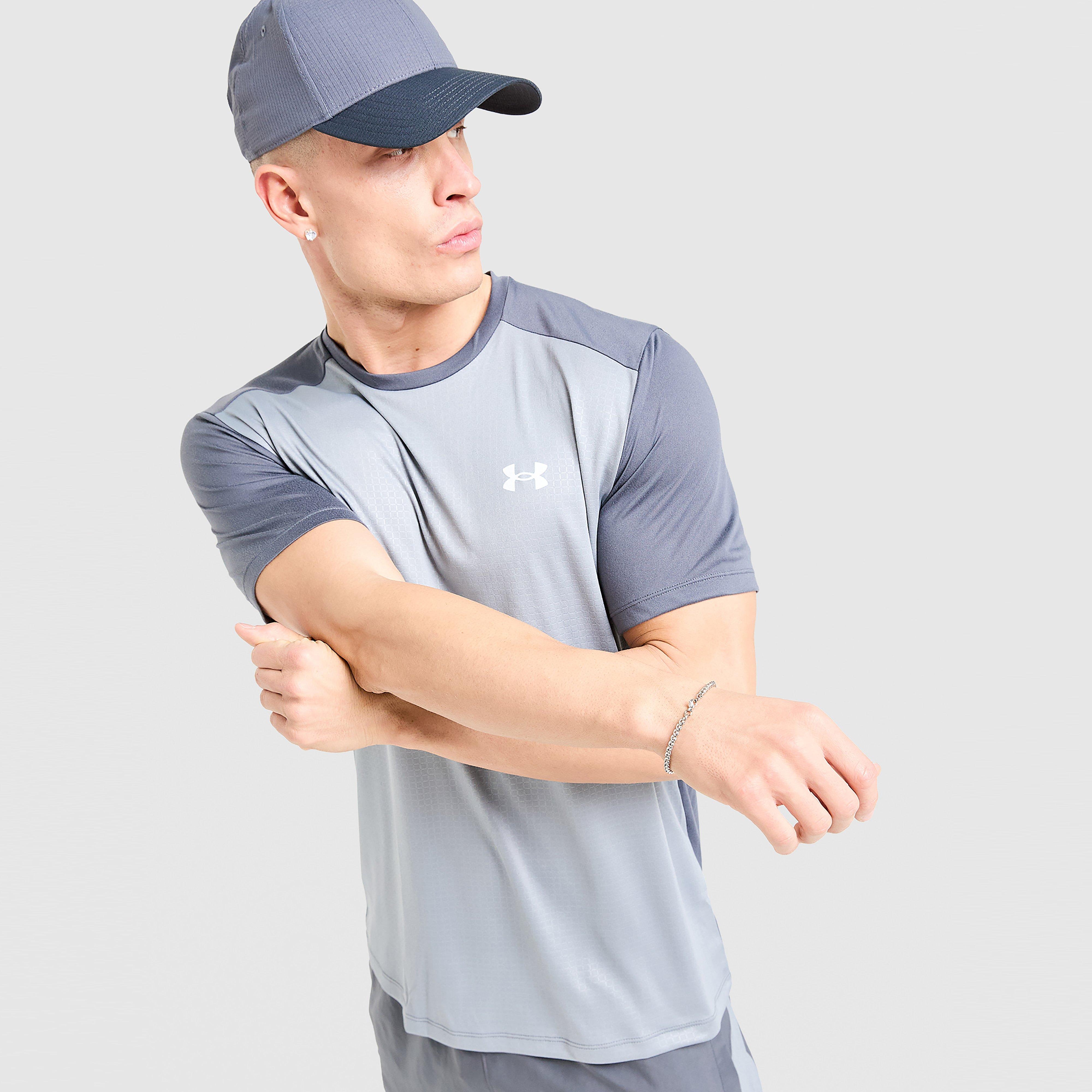 Koszulka, t-shirt męski UNDER ARMOUR T-SHIRT TECH EMBOSS BLOCKED SS