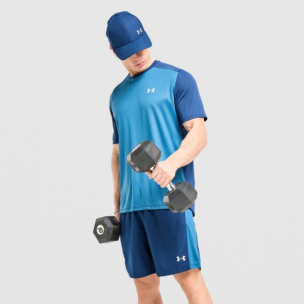 UNDER ARMOUR TRICOU TECH EMBOSS BLOCKED SS