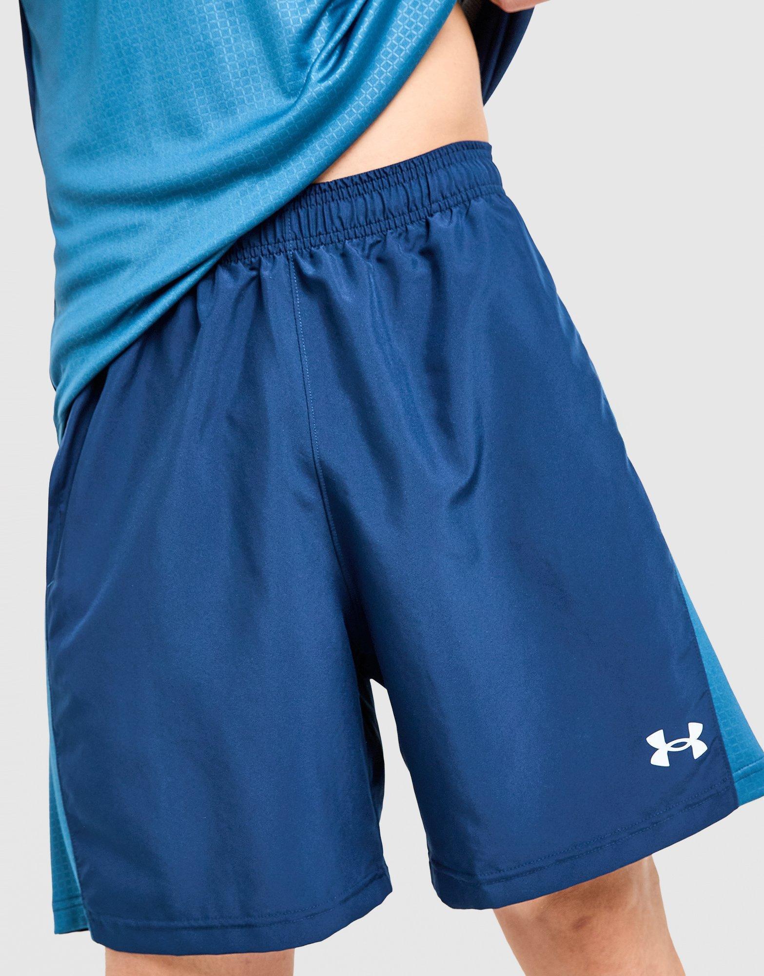 Чоловічі шорти UNDER ARMOUR ШОРТИ WOVEN BLOCKED SHORTS 6013157-408 Блакитний