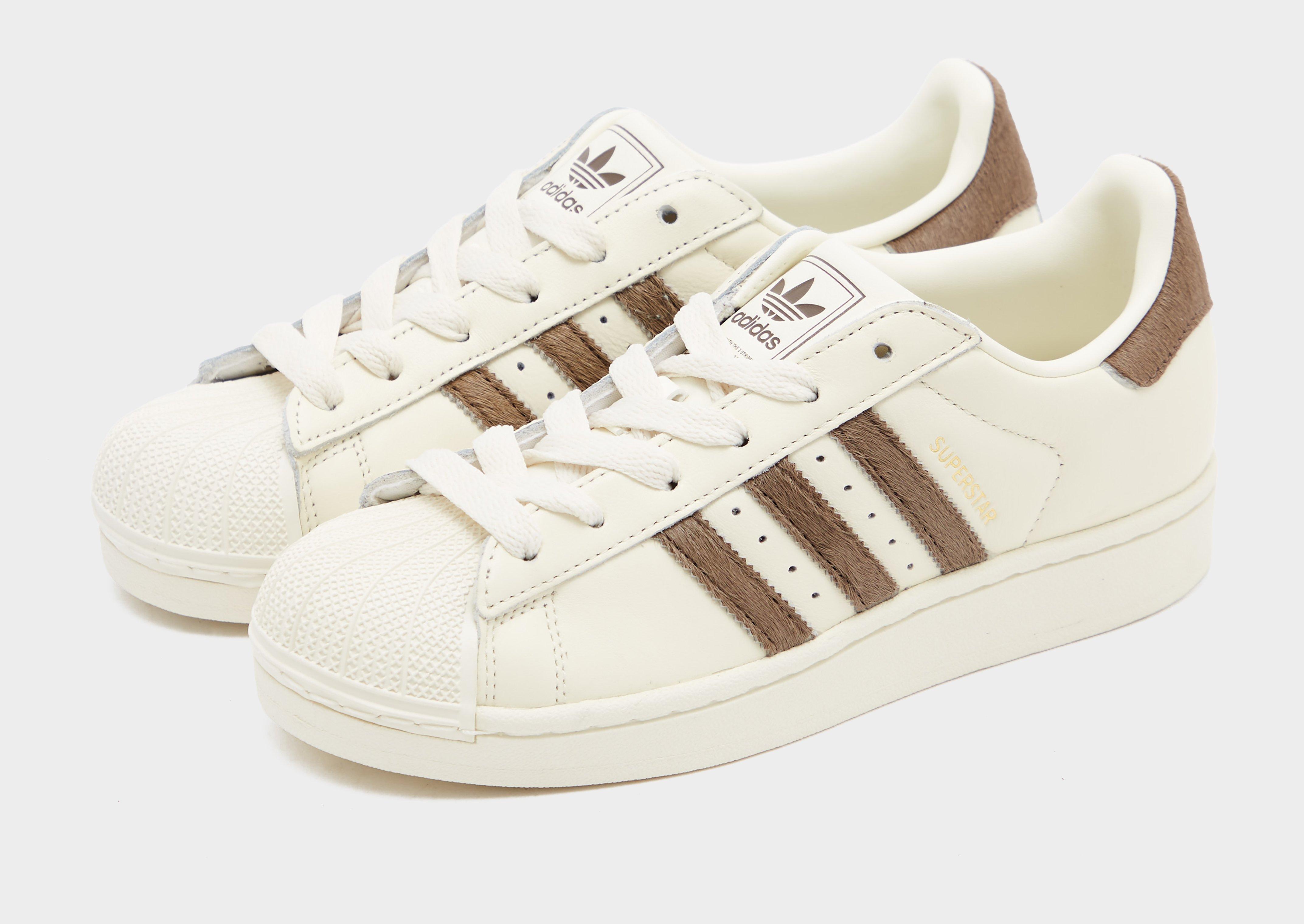 Buty sneakersy damskie ADIDAS SUPERSTAR II W KI3575 Beżowy
