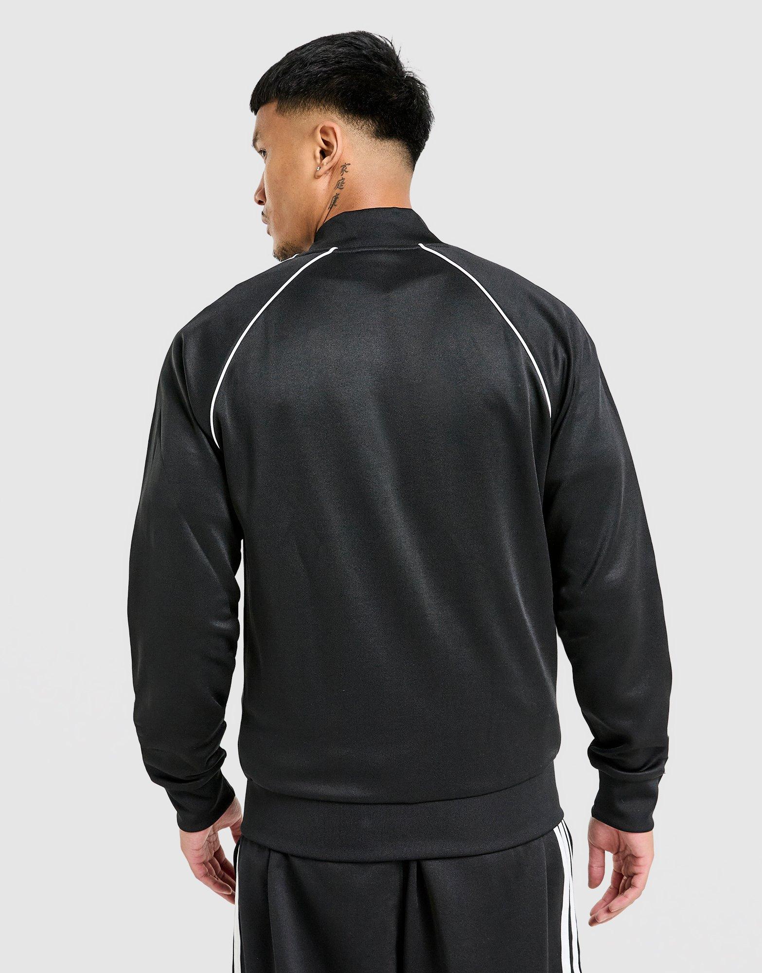 Férfi pulóverek ADIDAS PULÓVER CIPZÁRAS SST TT KE3512 Fekete