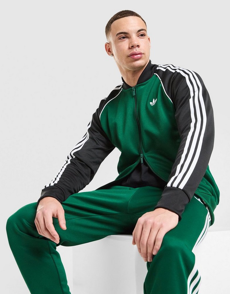 ADIDAS КОФТА НА БЛИСКАВЦІ SST TT KE3509 | колір Зелений | Одяг в