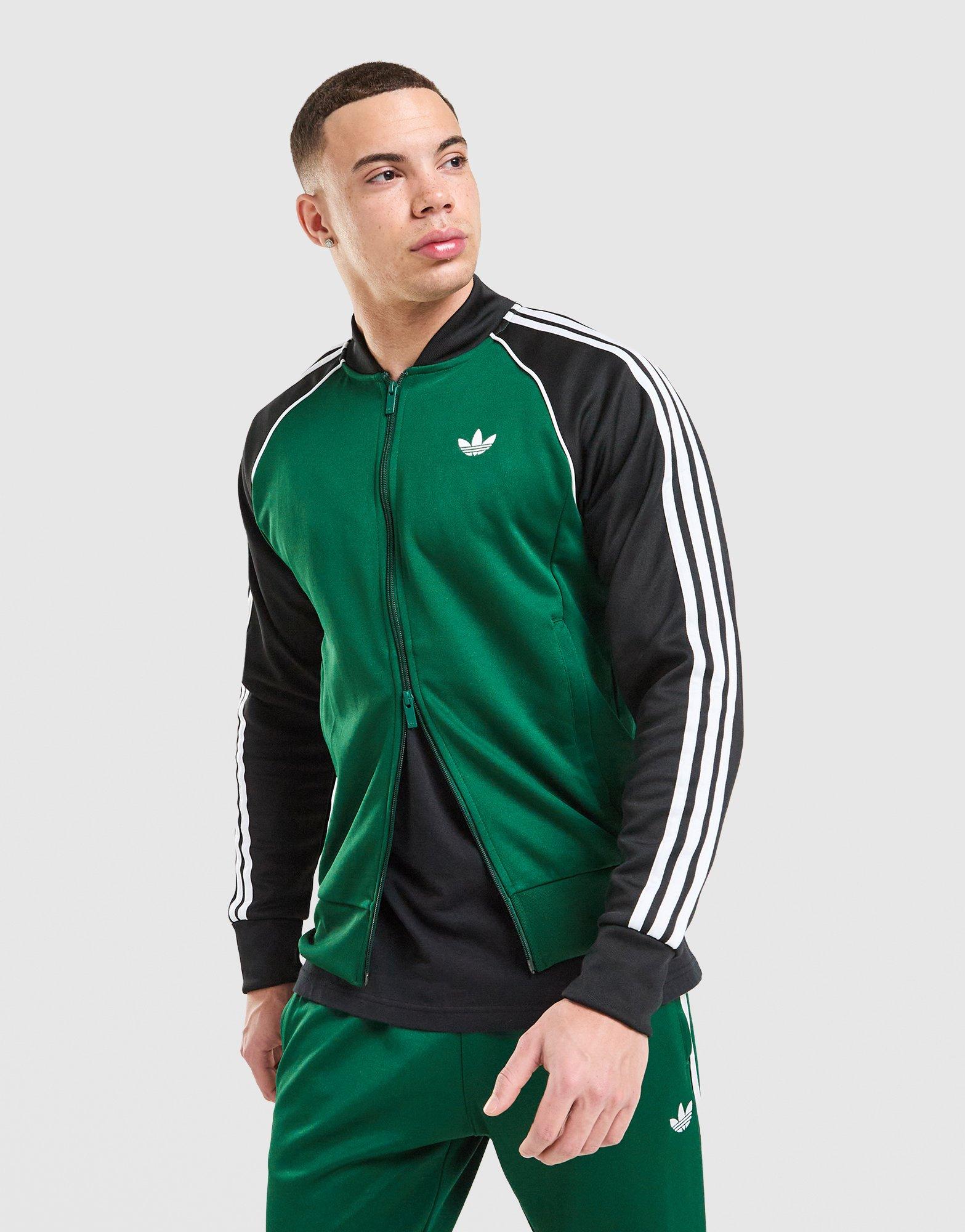 Чоловічі кофти ADIDAS КОФТА НА БЛИСКАВЦІ SST TT KE3509 Зелений