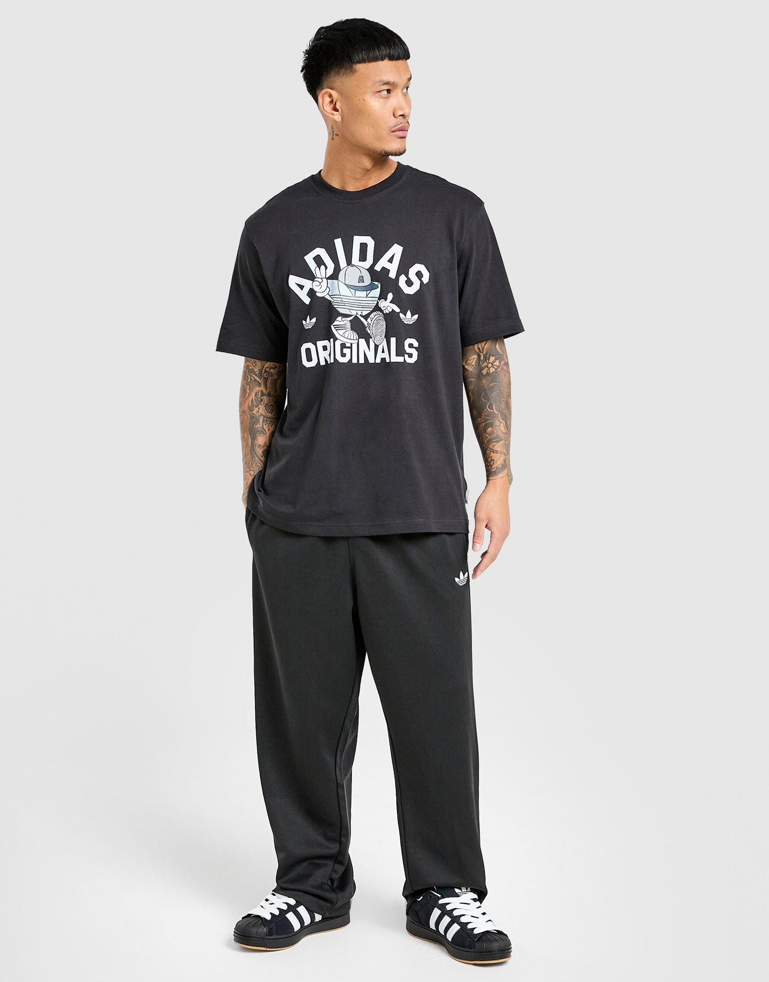 Koszulka, t-shirt męski ADIDAS T-SHIRT GFX T HY7975 Czarny