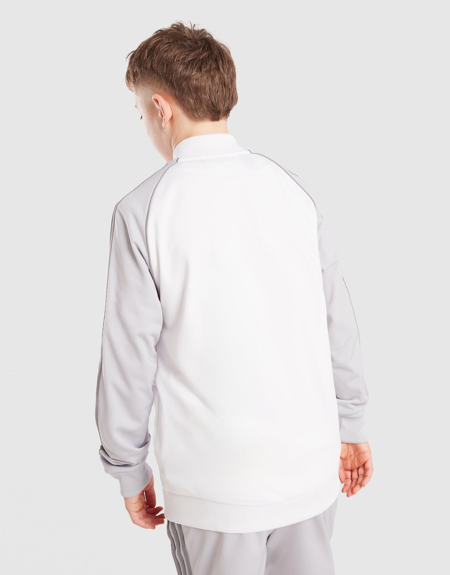 Детски суичър ADIDAS BLUZA ROZPINANA SST TRACK TOP KR7010 Сив