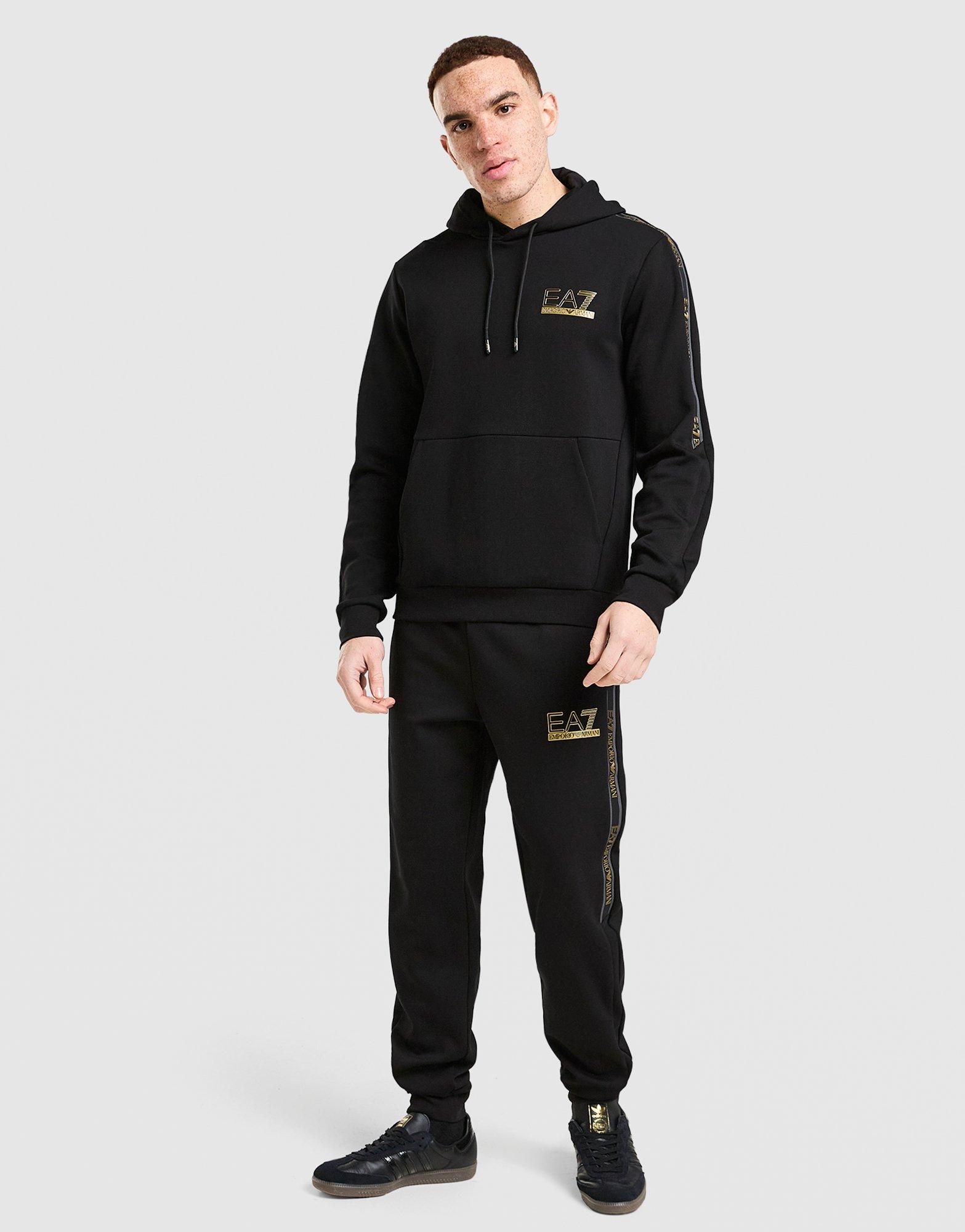 Bluza męska EMPORIO ARMANI 7 BLUZA Z KAPTUREM TAPE AF126607M001984UC001 Czarny