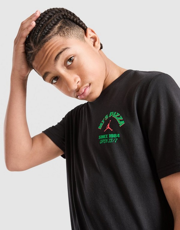 Jordan Tričko Jrd Pizza Tee Blk/grn