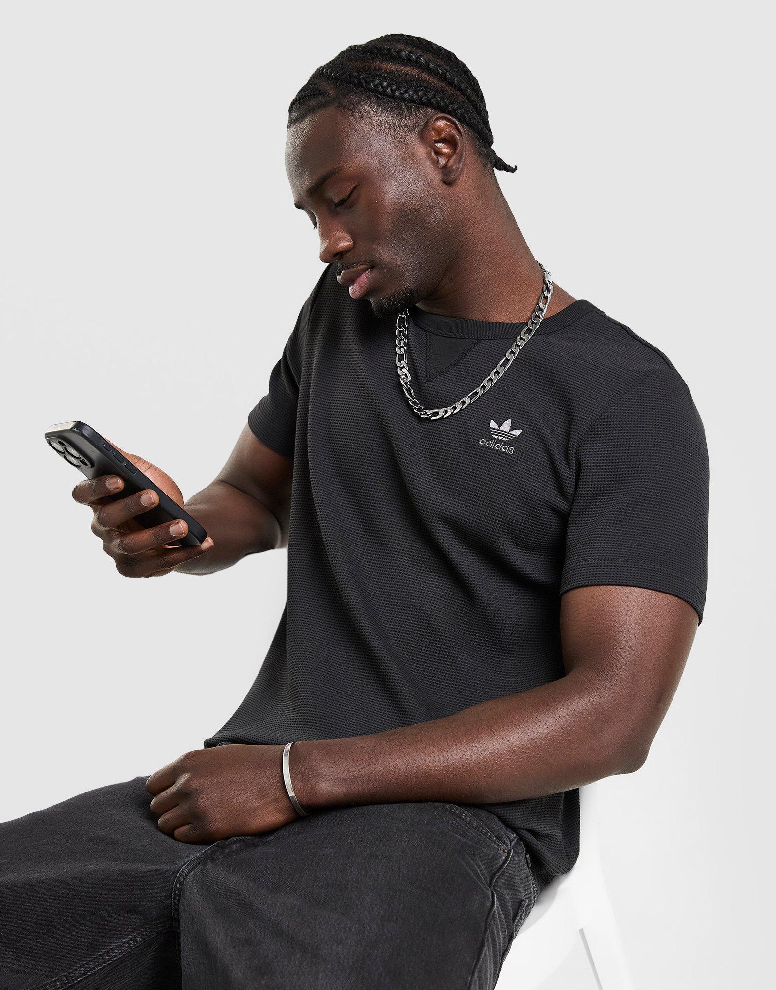 adidas T-Shirt Trefoil Essentials Waffle T-Shirt