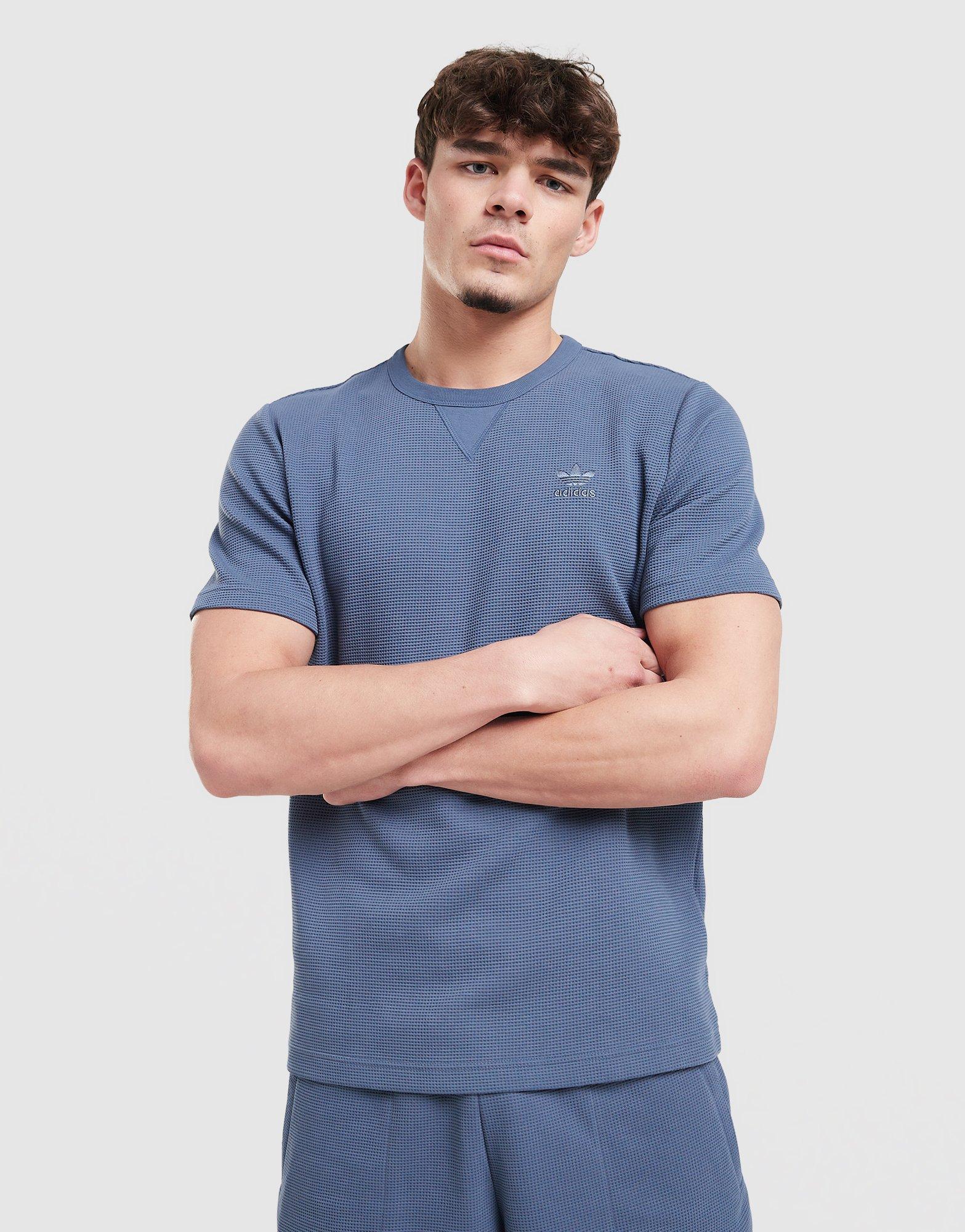 Koszulka, t-shirt męski ADIDAS T-SHIRT ESS W TEE HY7922 Granatowy