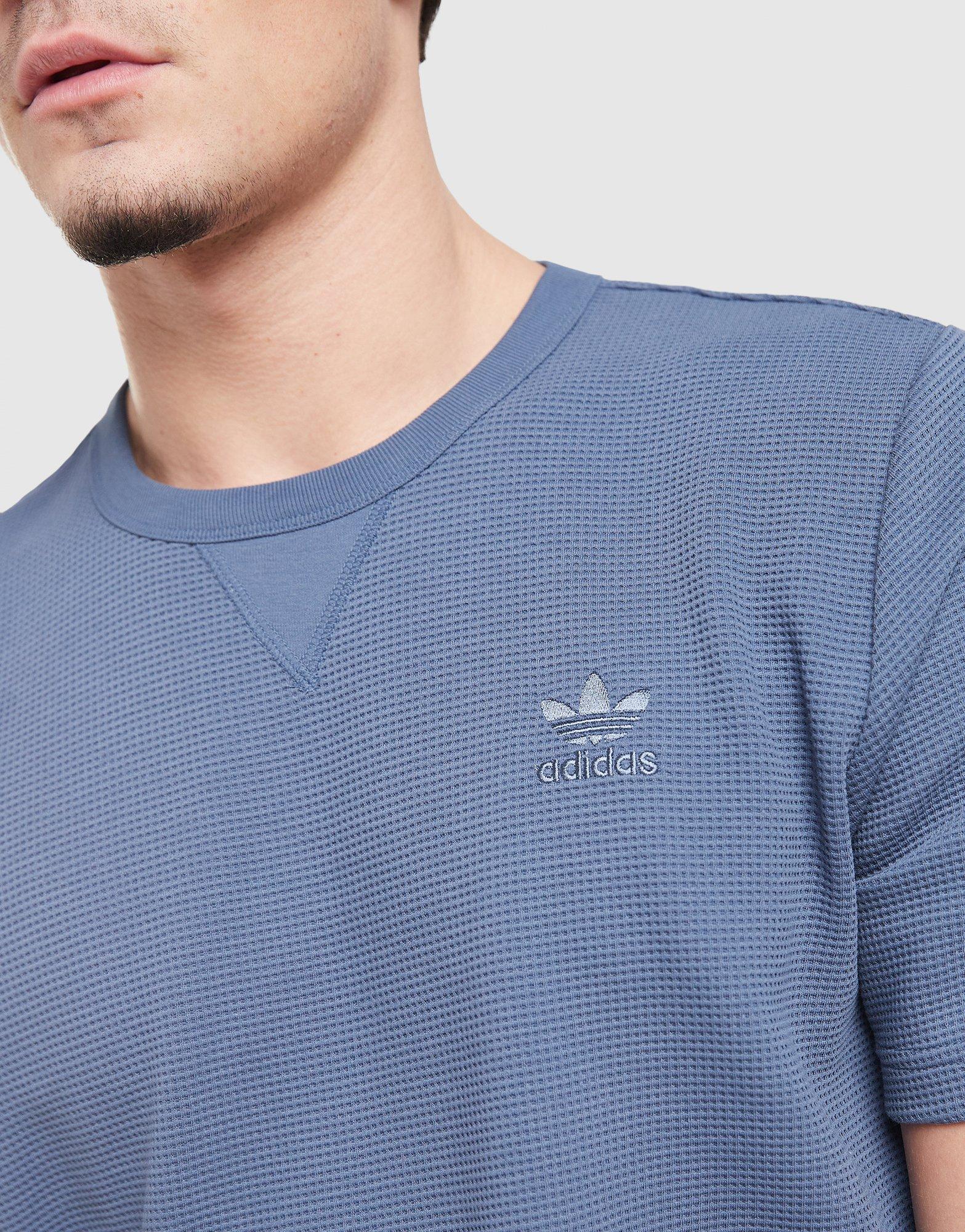 Koszulka, t-shirt męski ADIDAS T-SHIRT ESS W TEE HY7922 Granatowy