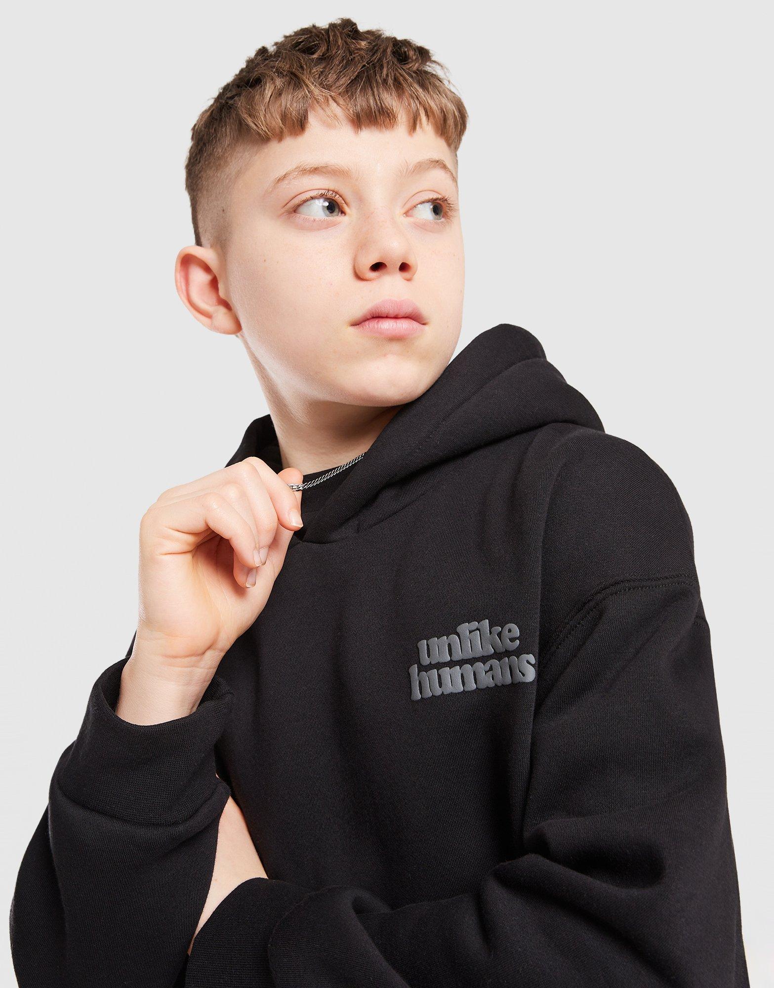 UNLIKE HUMANS BLUZA Z KAPTUREM UNLIKE HD ULHTJB10371007 Czarny