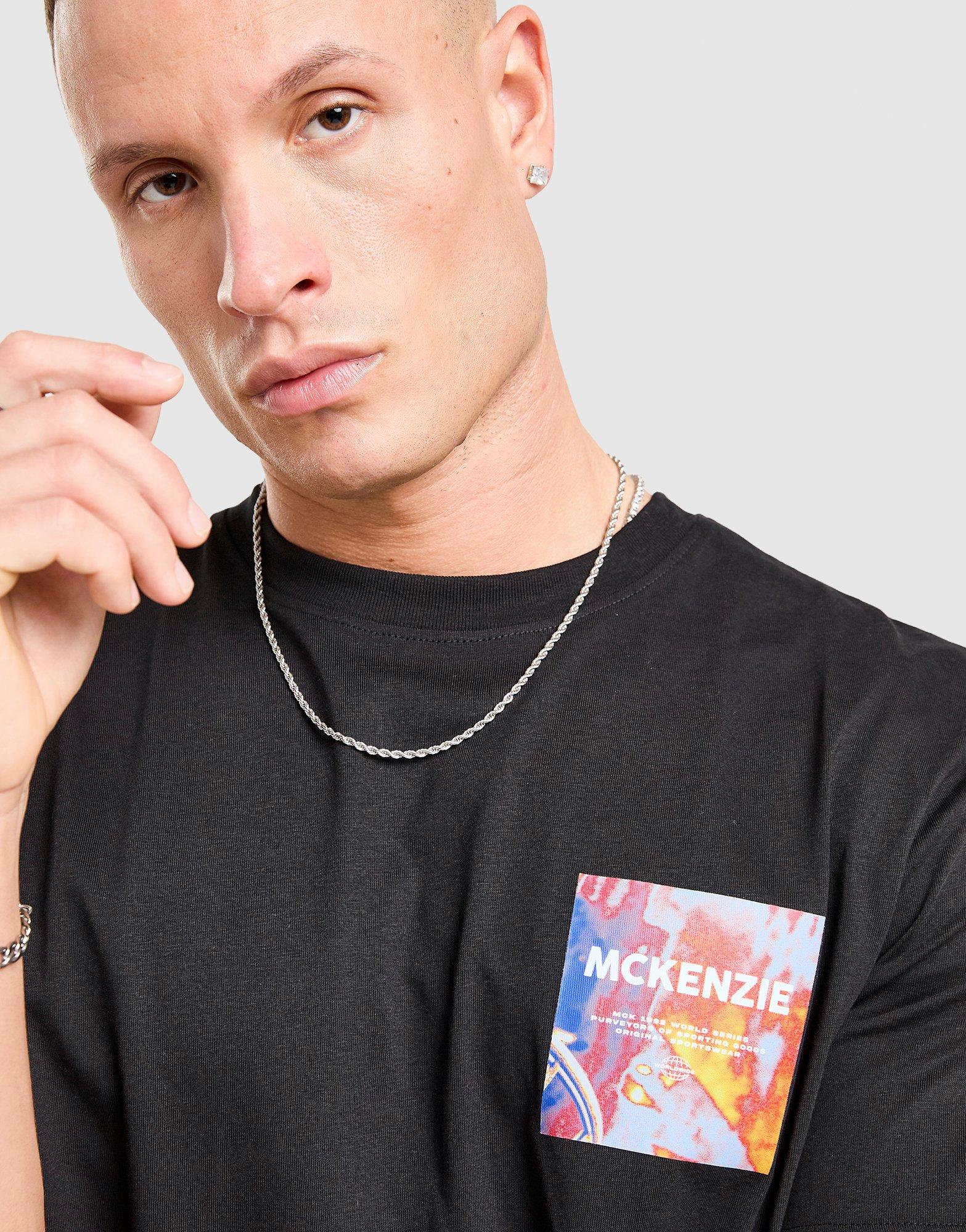 Мъжка тениска MCKENZIE T-SHIRT JUMP TEE MCKTM17104007 Черен