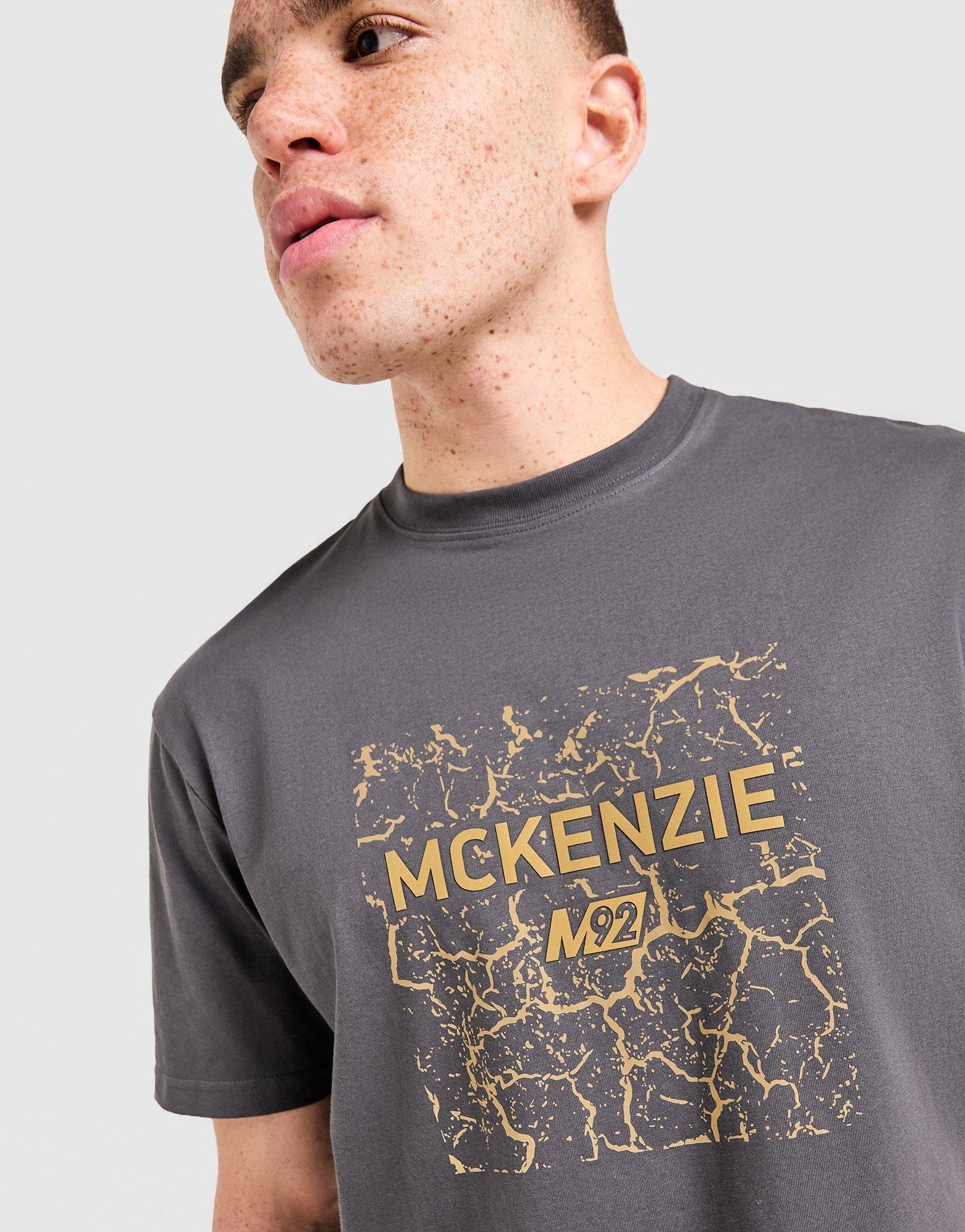Pánske tričko MCKENZIE TRIČKO QUARTZ TEE MCKTM17108064 Sivá