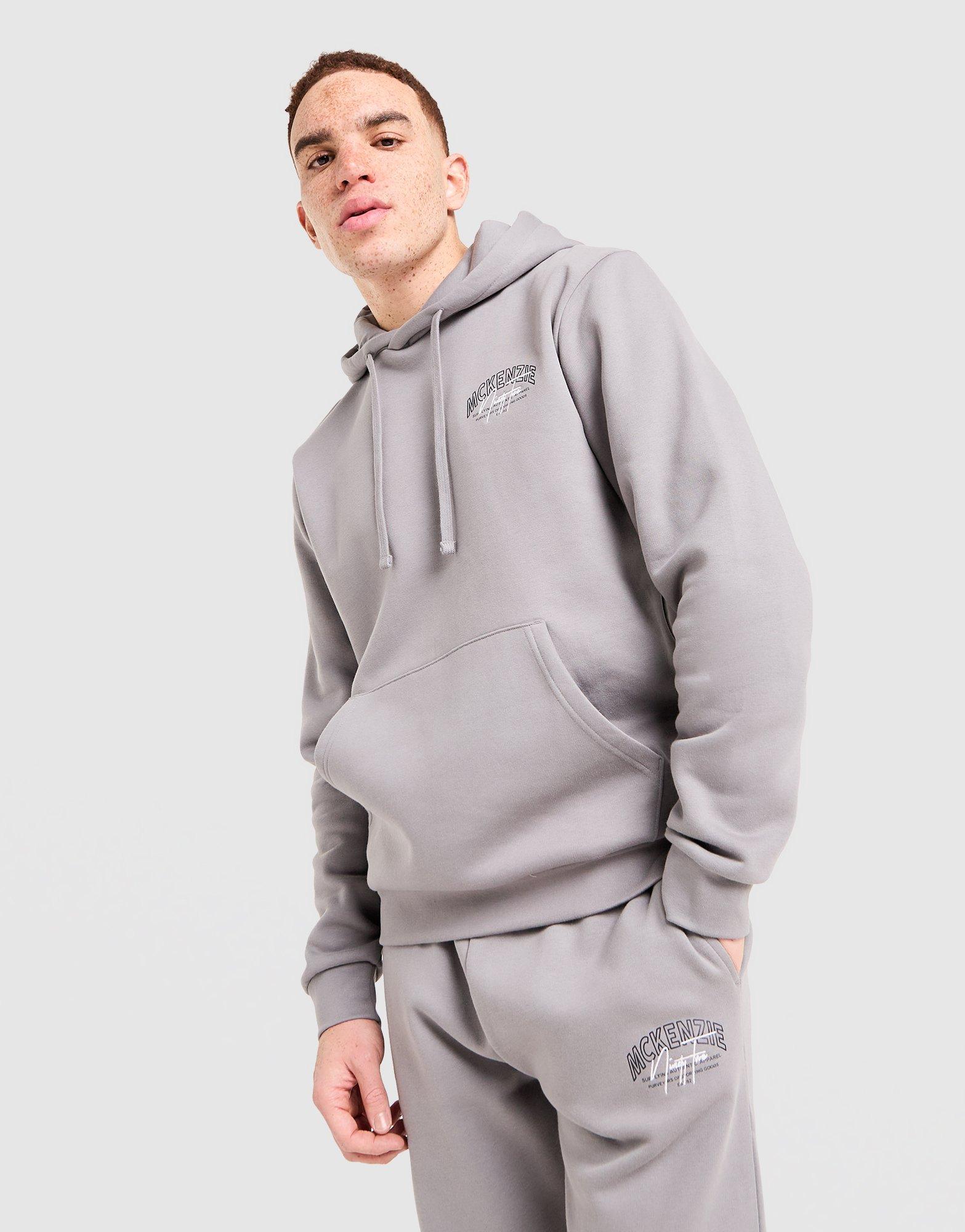 Чоловічі кофти MCKENZIE КОФТА З КАПЮШОНОМ SCRIPT OH HD MCKTM16902714 Сірий