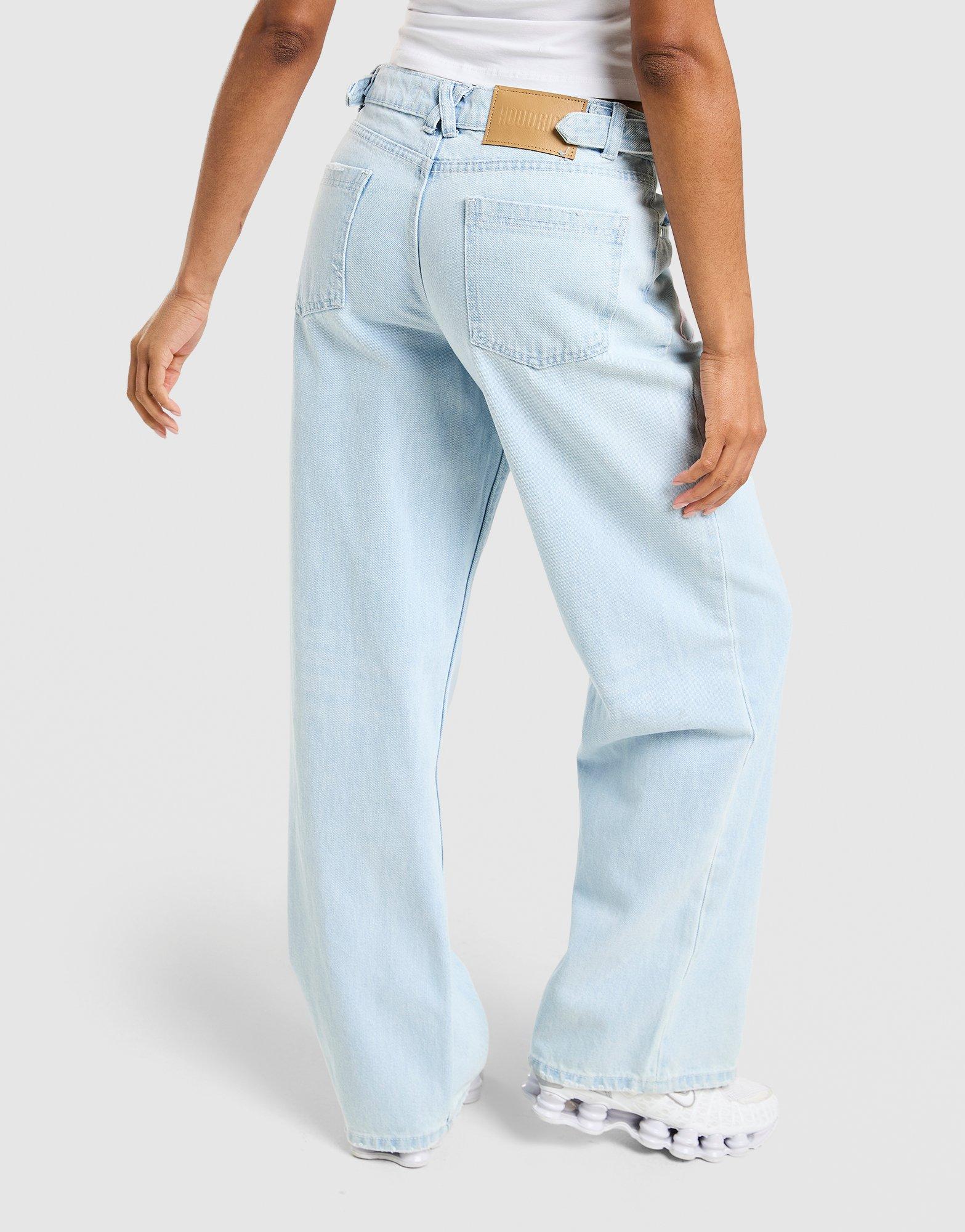 Hoodrich Nohavice  Light Wash Jeans Solace