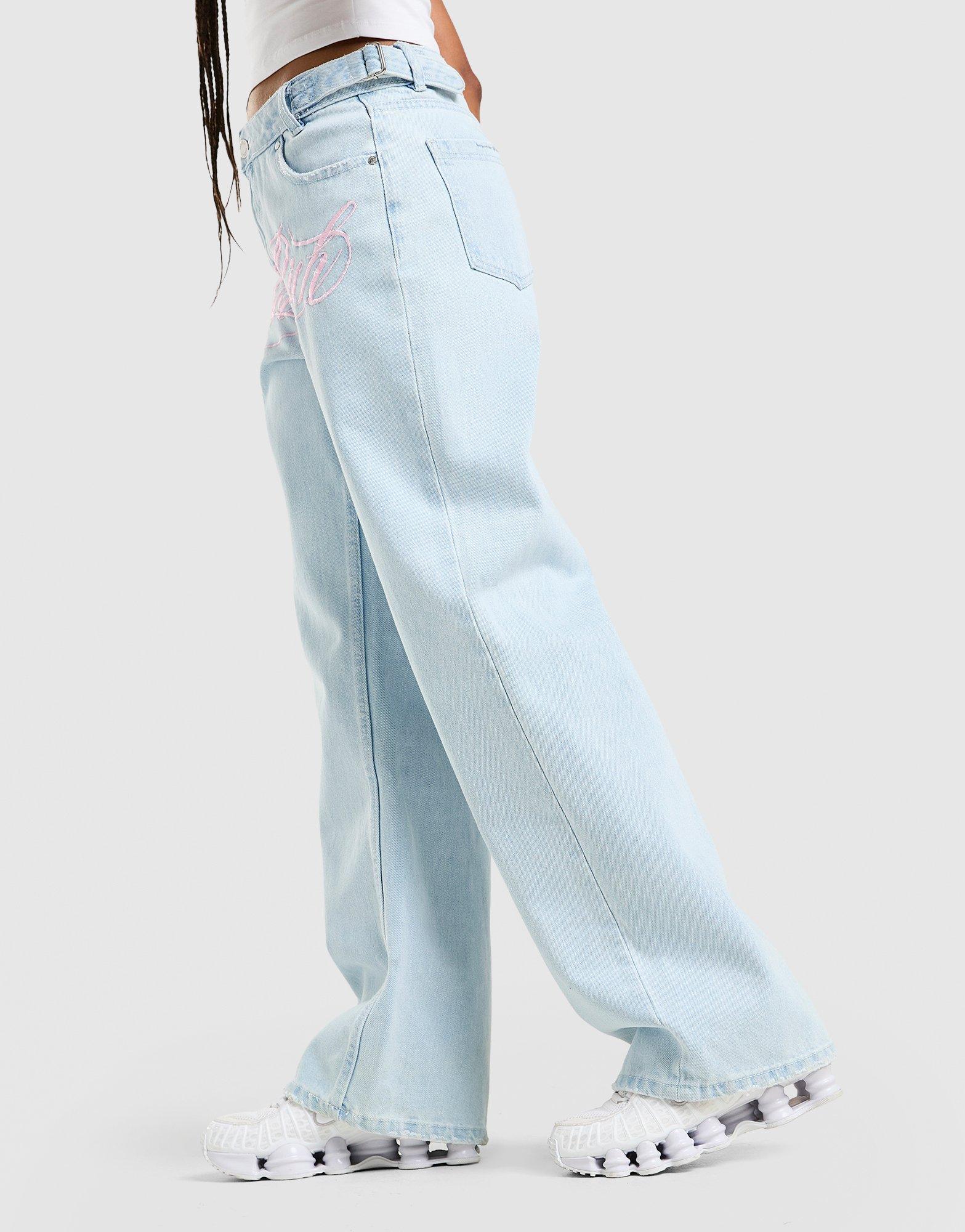 Hoodrich Nohavice  Light Wash Jeans Solace