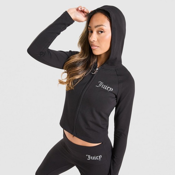 JUICY COUTURE СУИТЧЪР СЪС ЗАКОПЧАВАНЕ   С КАЧУЛКА LOGO JSY