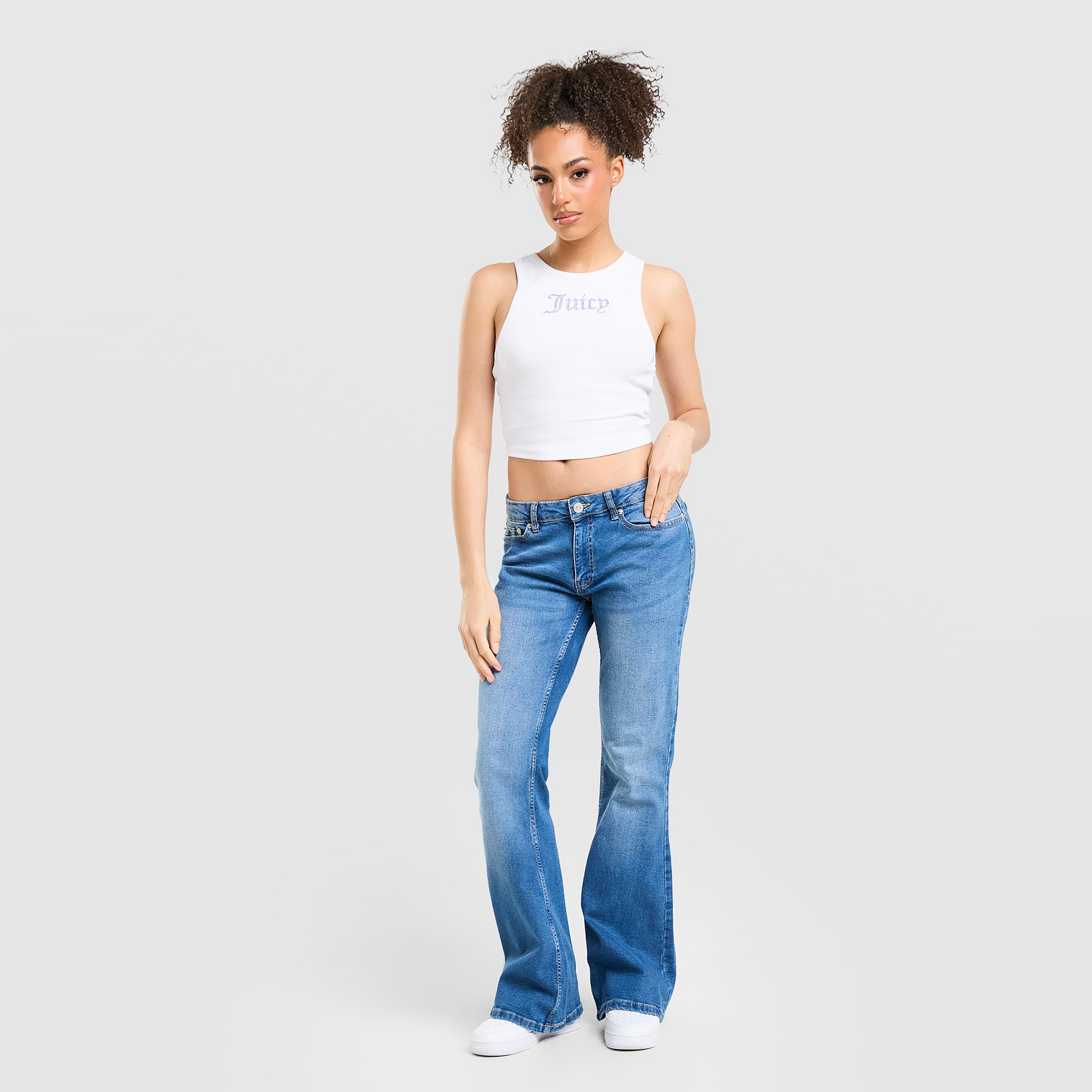 JUICY COUTURE TOP JD RIB BLUE DIA VEST