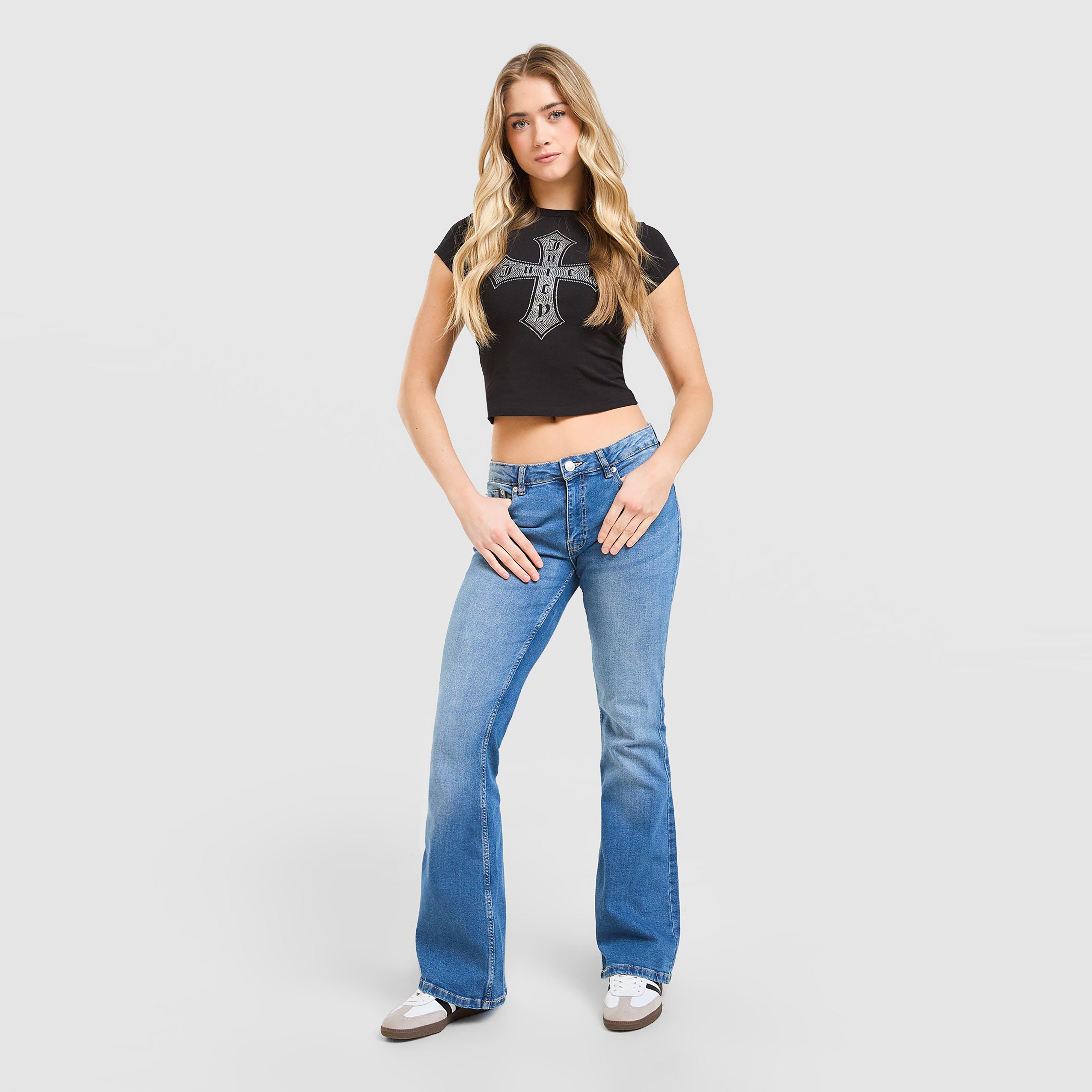 Jeansy damskie JUICY COUTURE SPODNIE LOW RISE DMNT DENIM M'WSH