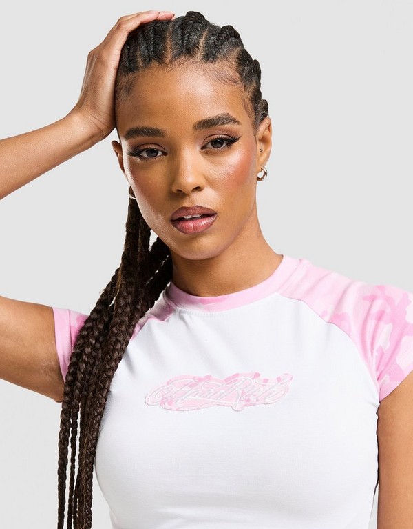 Hoodrich Tričko Capped Fitted Field Raglan