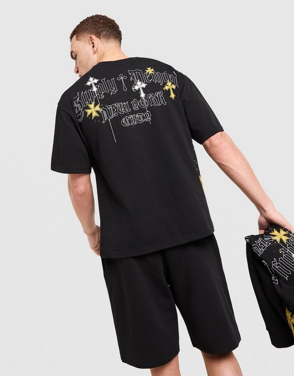 Supply&demand Tričko Opolis Tee Blk-Blk