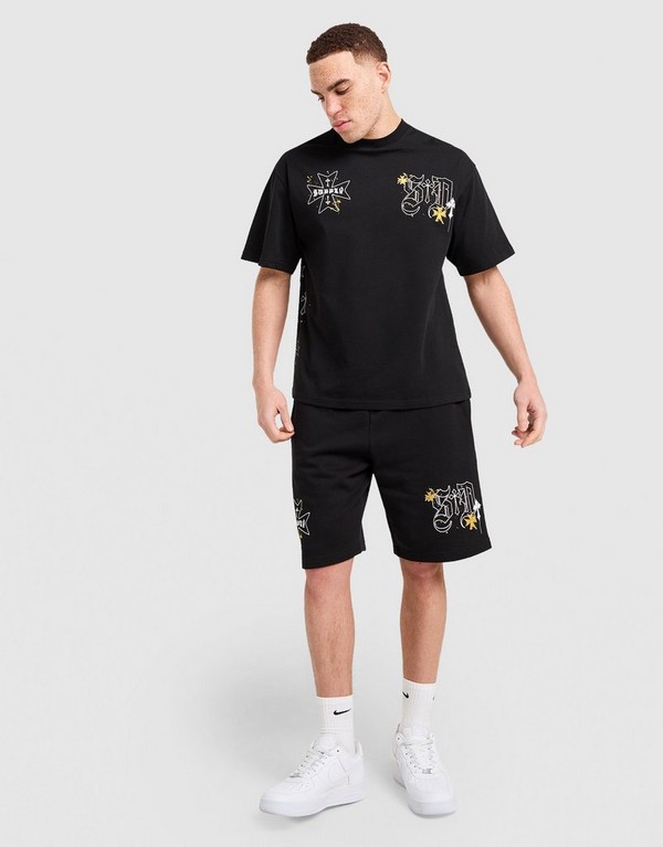 Supply&demand Tričko Opolis Tee Blk-Blk