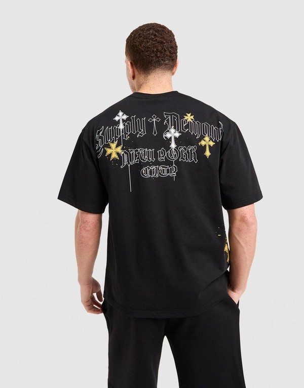 Supply&demand Tričko Opolis Tee Blk-Blk