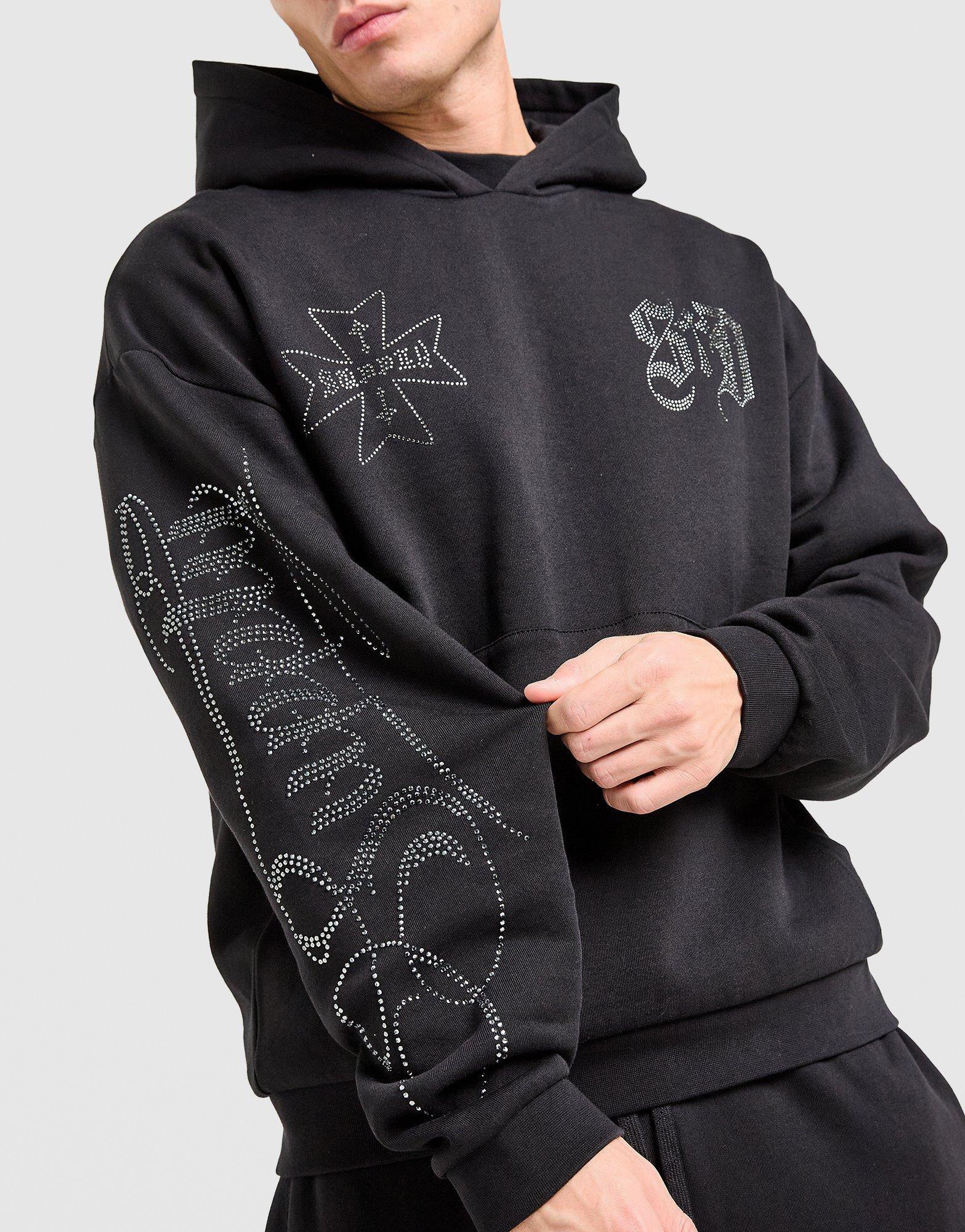 Muški gornji dio trenirke SUPPLY&DEMAND VESTA S KAPULJAČOM DUST HD BLK-BLK SUPTM18364007 crna