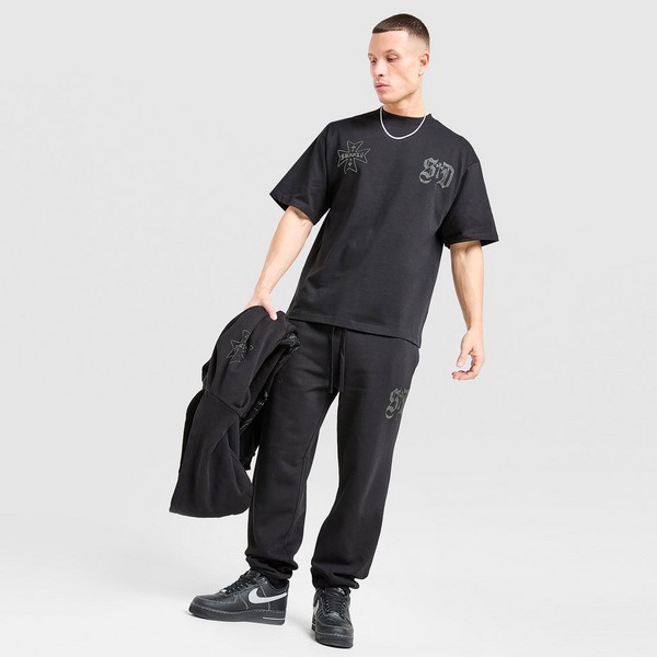 SUPPLY&amp;DEMAND TRIČKO DUST TEE BLK-BLK