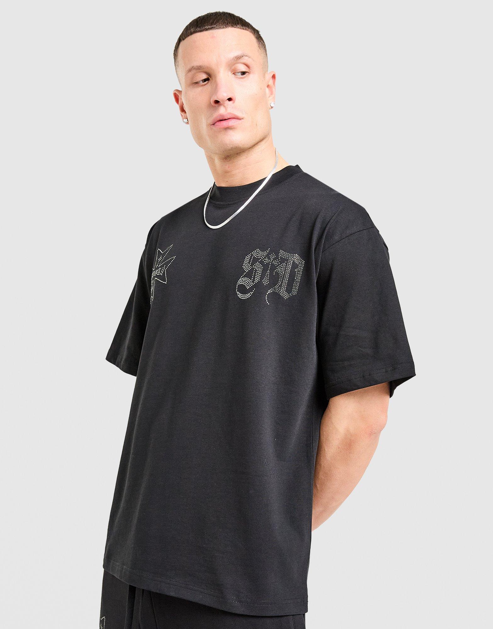 Supply&demand Tričko Dust Tee Blk-Blk