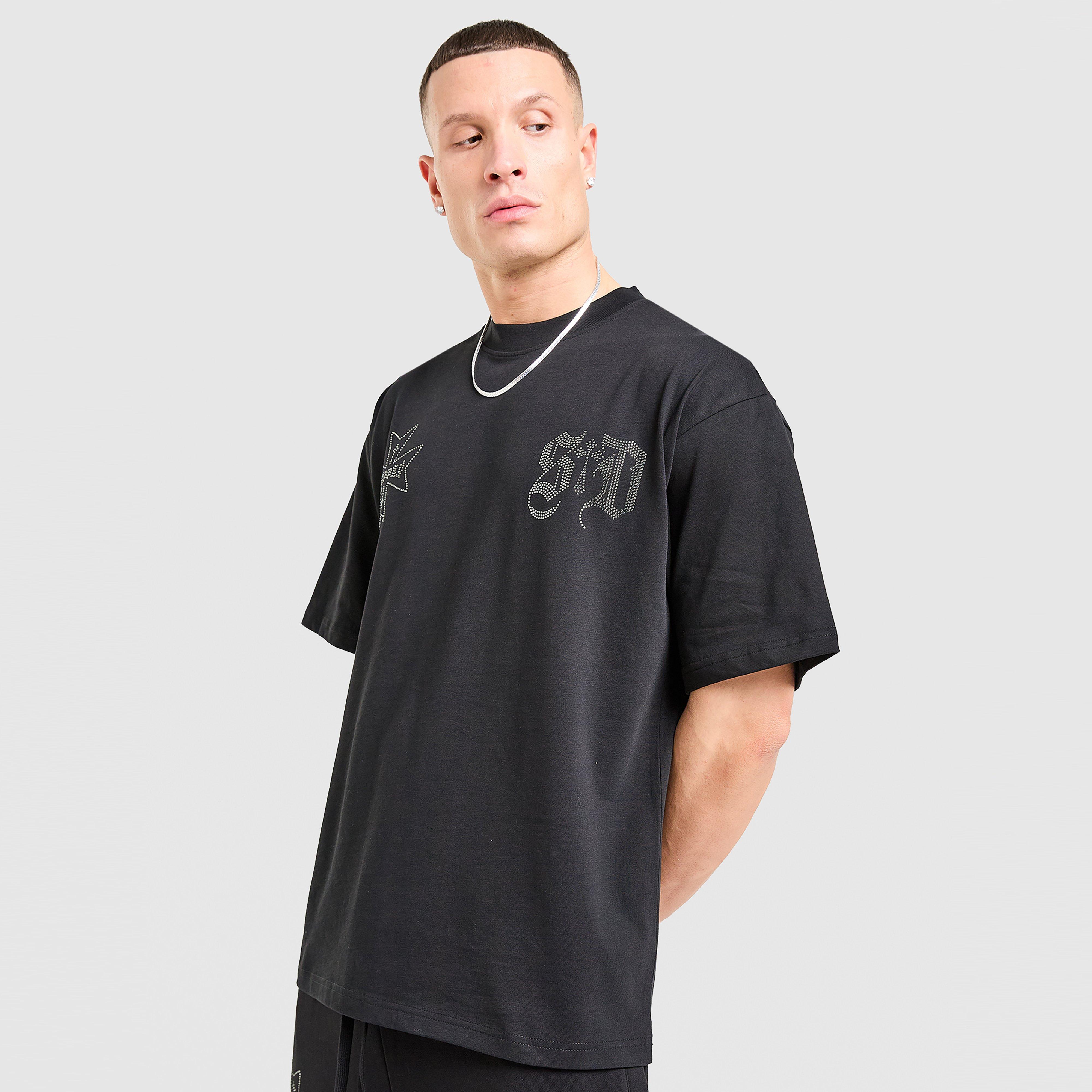 Muški T-shirt SUPPLY&DEMAND T-SHIRT DUST TEE BLK-BLK