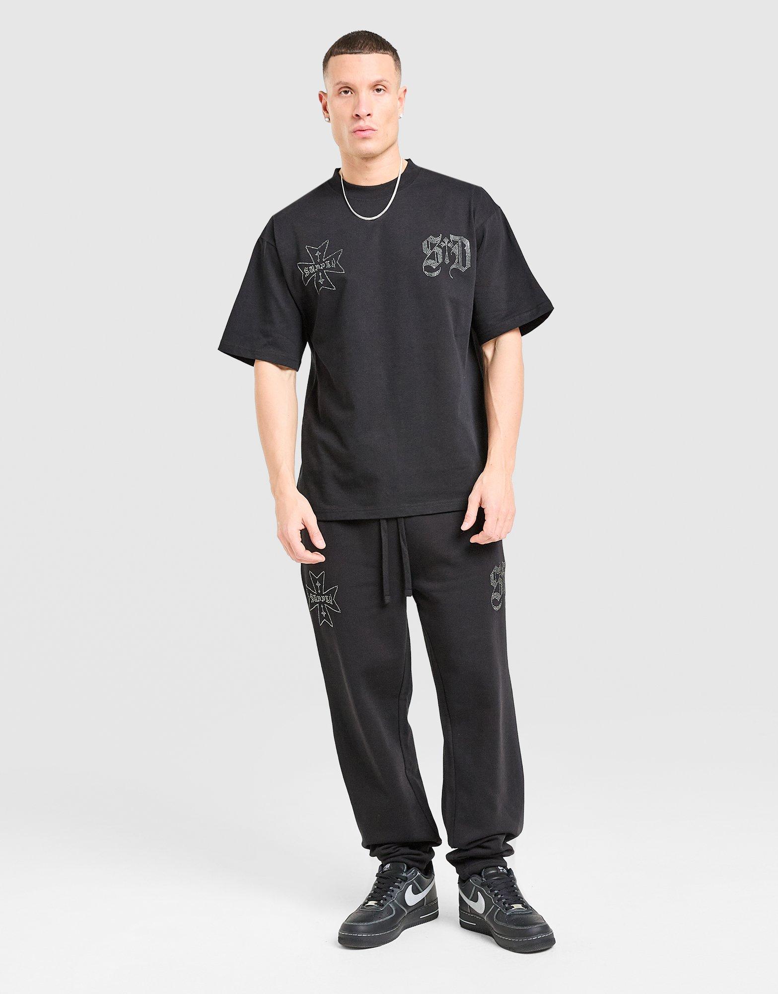 Supply&demand Tričko Dust Tee Blk-Blk