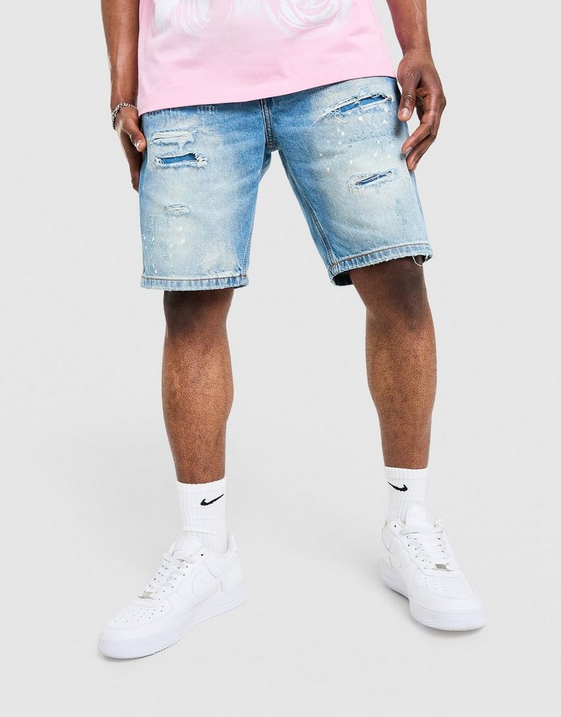 SUPPLY&DEMAND PANTALONI SCURȚI DENIM BUCKO Bărbați Albastru