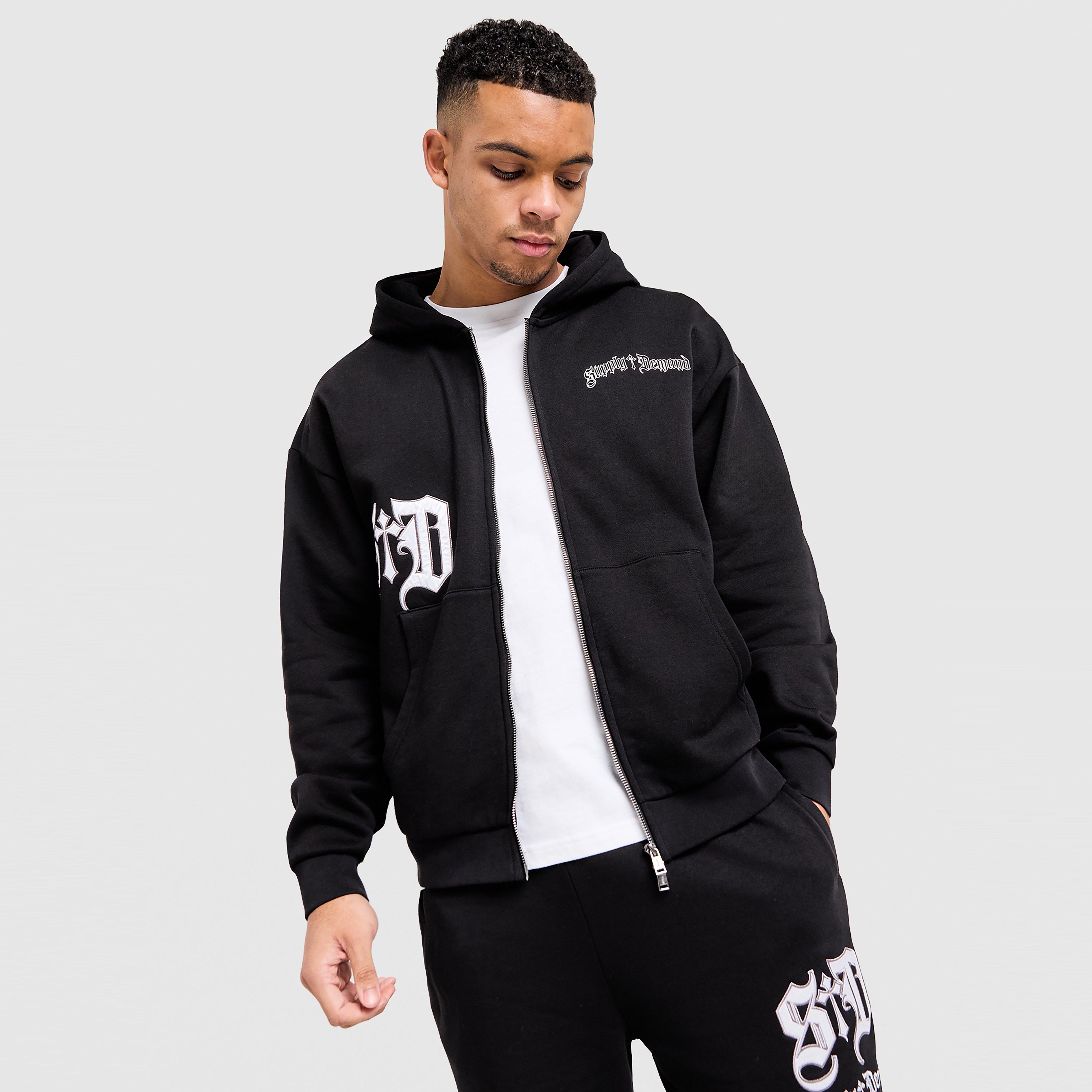 Muški gornji dio trenirke SUPPLY&DEMAND VESTA RASKOPČANA   S KAPULJAČOM ATOMIC ZT