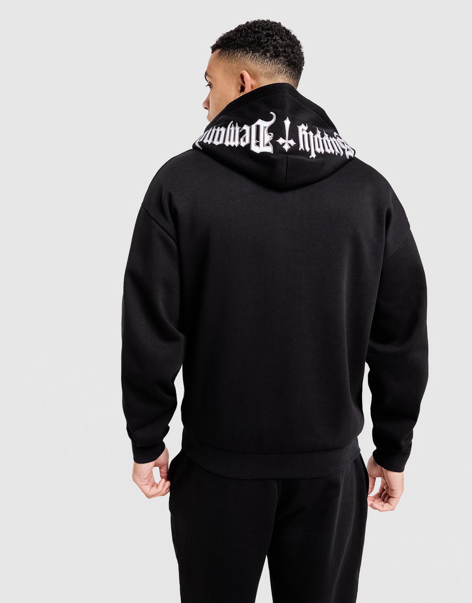 Muški gornji dio trenirke SUPPLY&DEMAND VESTA RASKOPČANA   S KAPULJAČOM ATOMIC ZT SUPTM18362007 crna