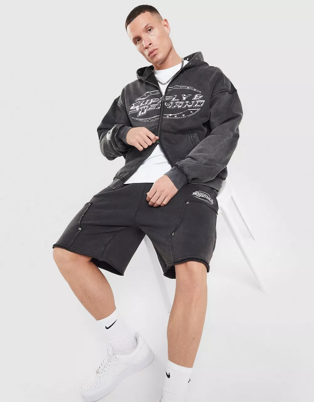 Supply & Demand SUPPLY&DEMAND ШОРТИ TUSCAN SHT BLK-BLK, фото 1 з 5