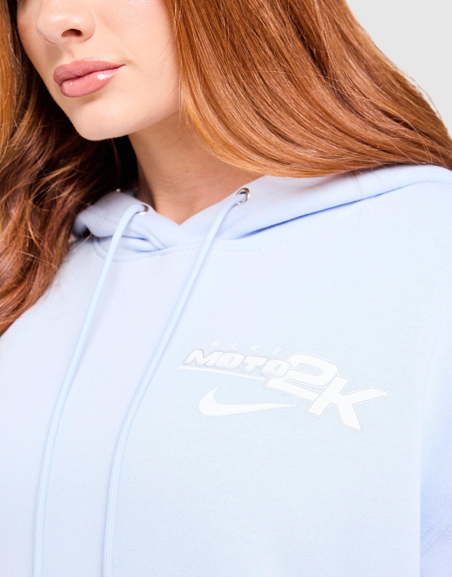 Жіночі кофти NIKE КОФТА З КАПЮШОНОМ W NSW AMM PHNX FLC OS PO HD IU9080-407 Блакитний