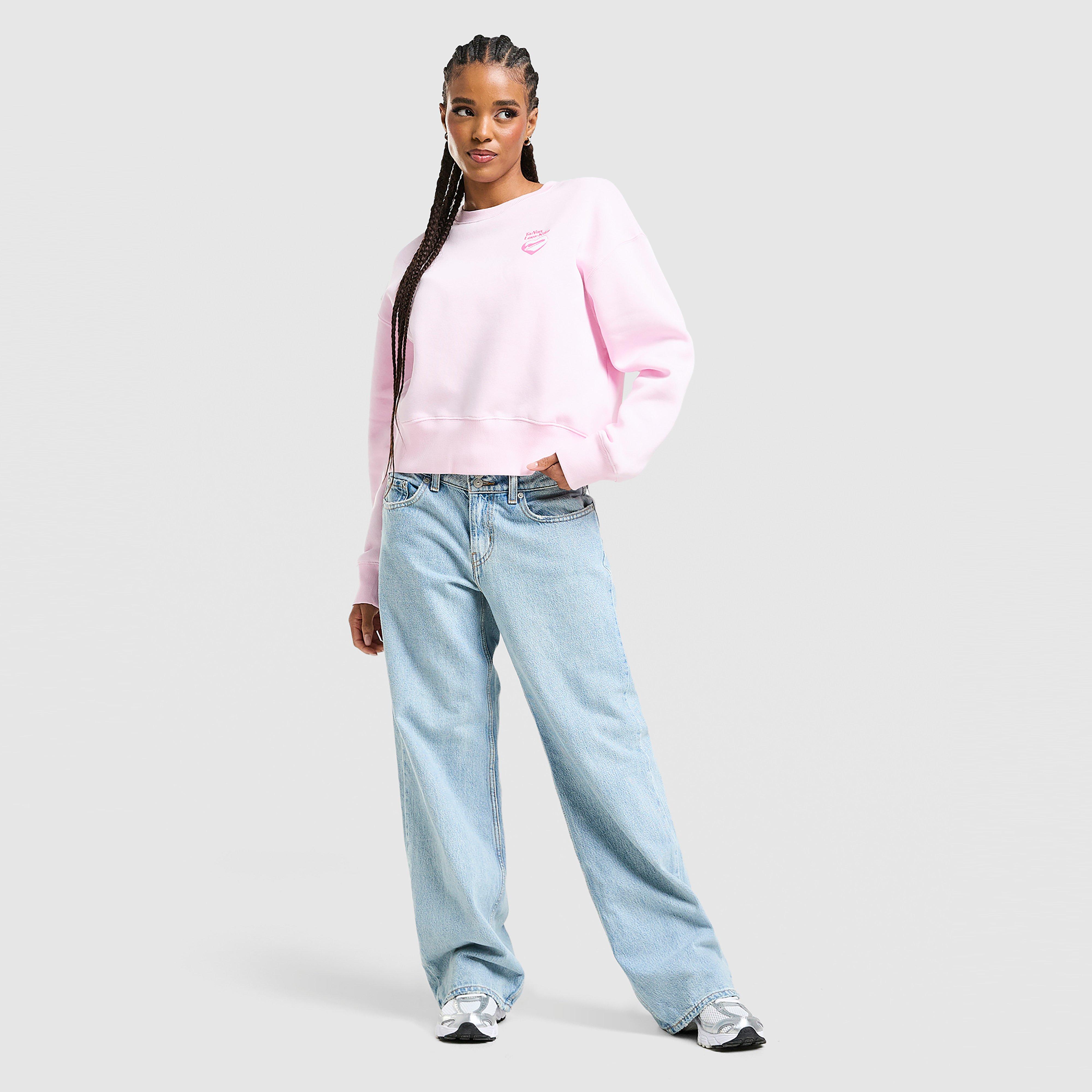 Bluză pentru femei NIKE BLUZĂ W NSW VAL PHNX FLC OS CREW