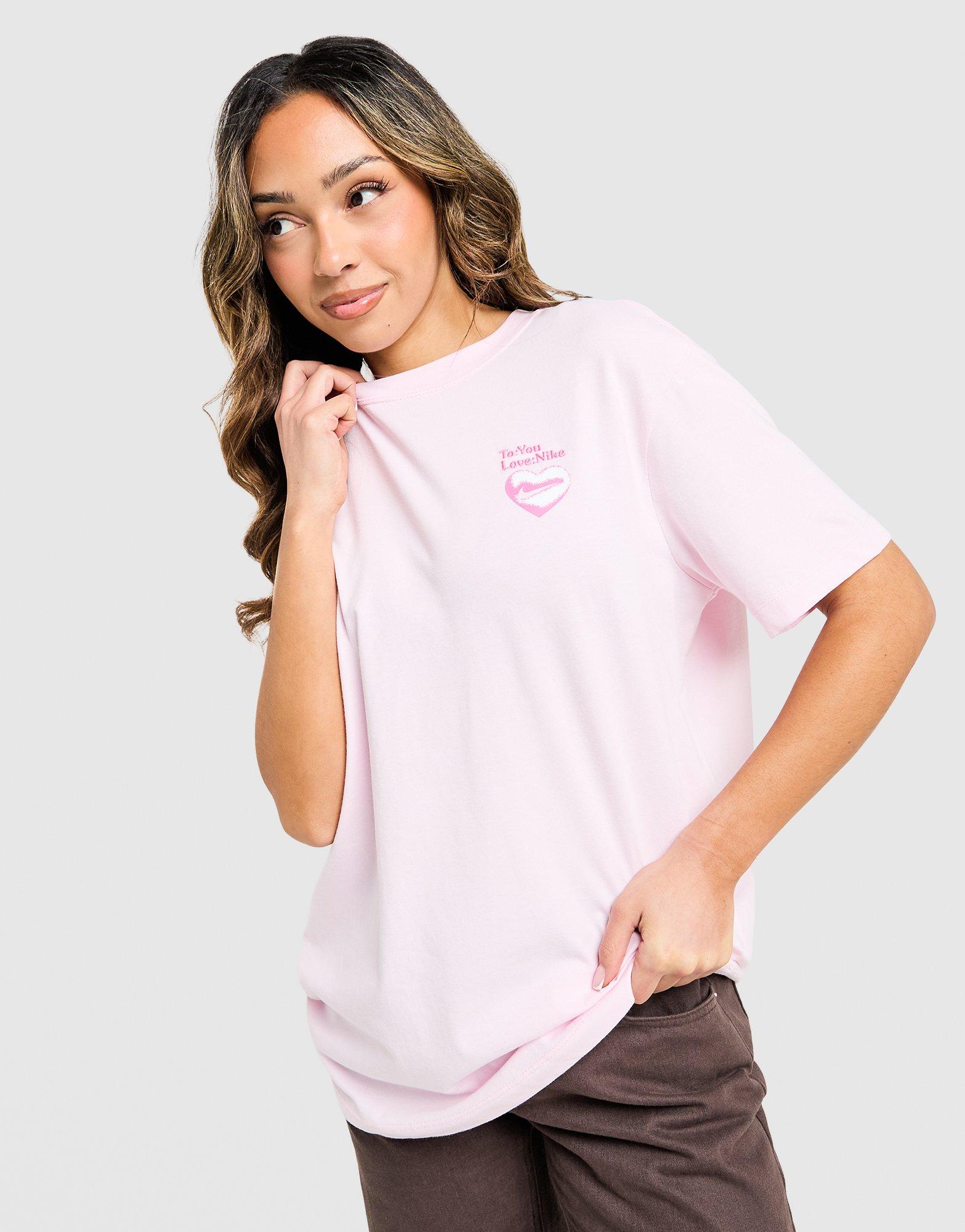 Dámske tričko NIKE TRIČKO W NSW VAL BOXY OS TEE IU9083-663 Ružová