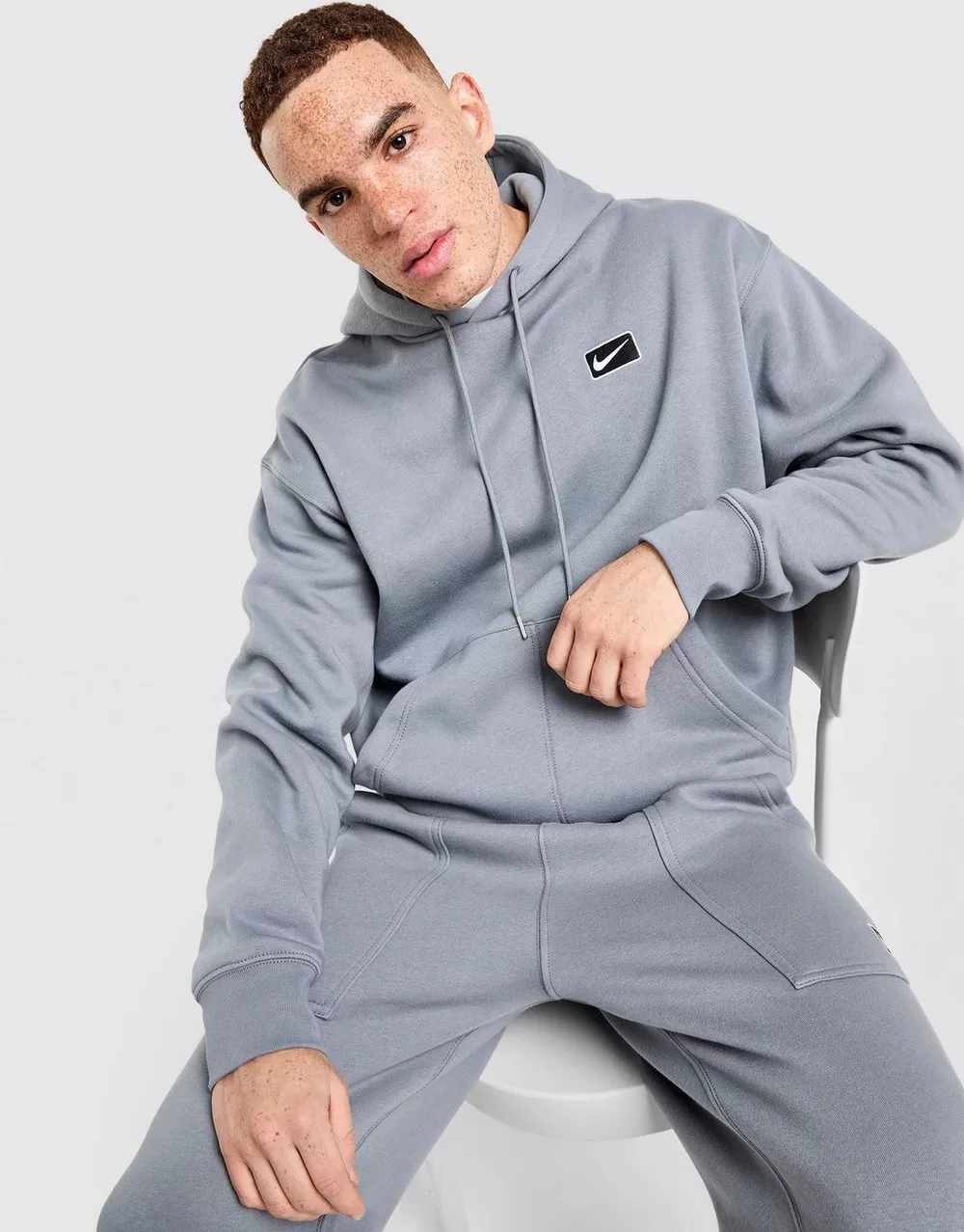 NIKE КОФТА З КАПЮШОНОМ M NSW SF PO HOODIE, фото 1 з 5