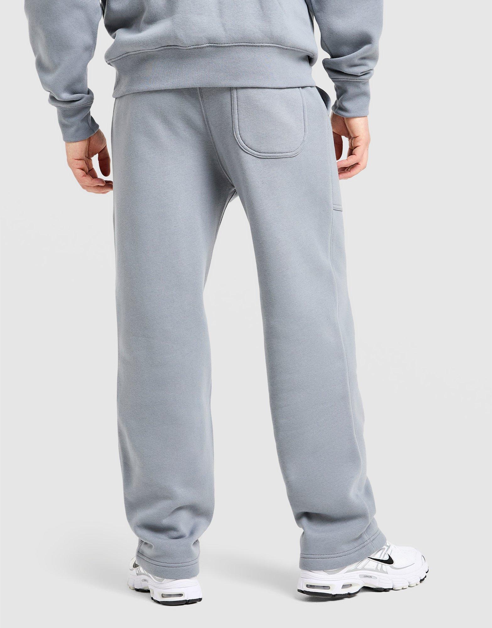 Muške hlače NIKE HLAČE M NSW SF BB CLUB OH PANT IV0375-065 siva