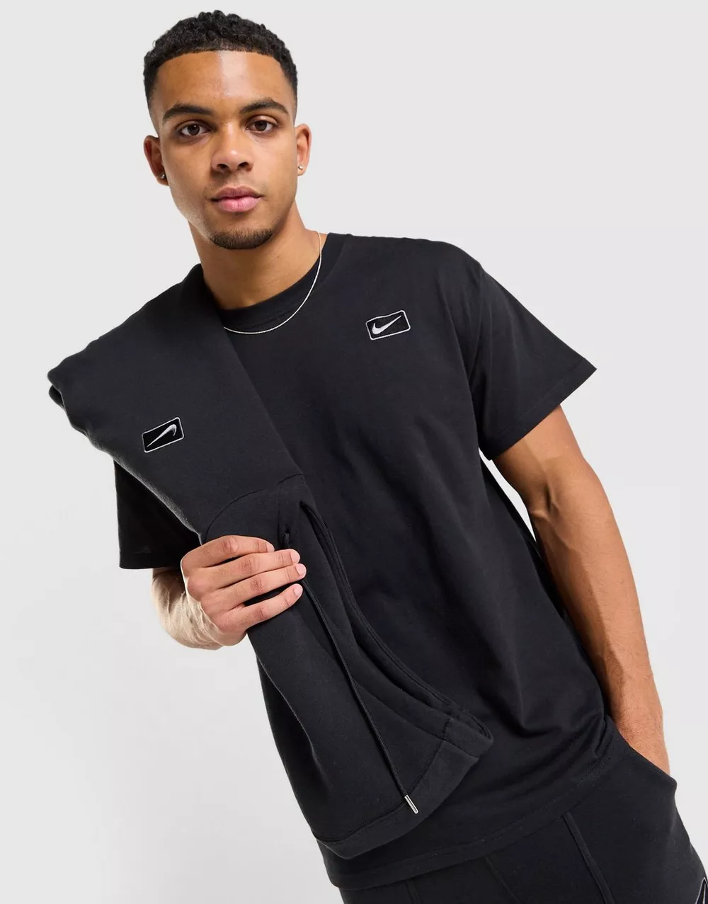 NIKE ФУТБОЛКА M NSW SF SS TEE, фото 1 з 5