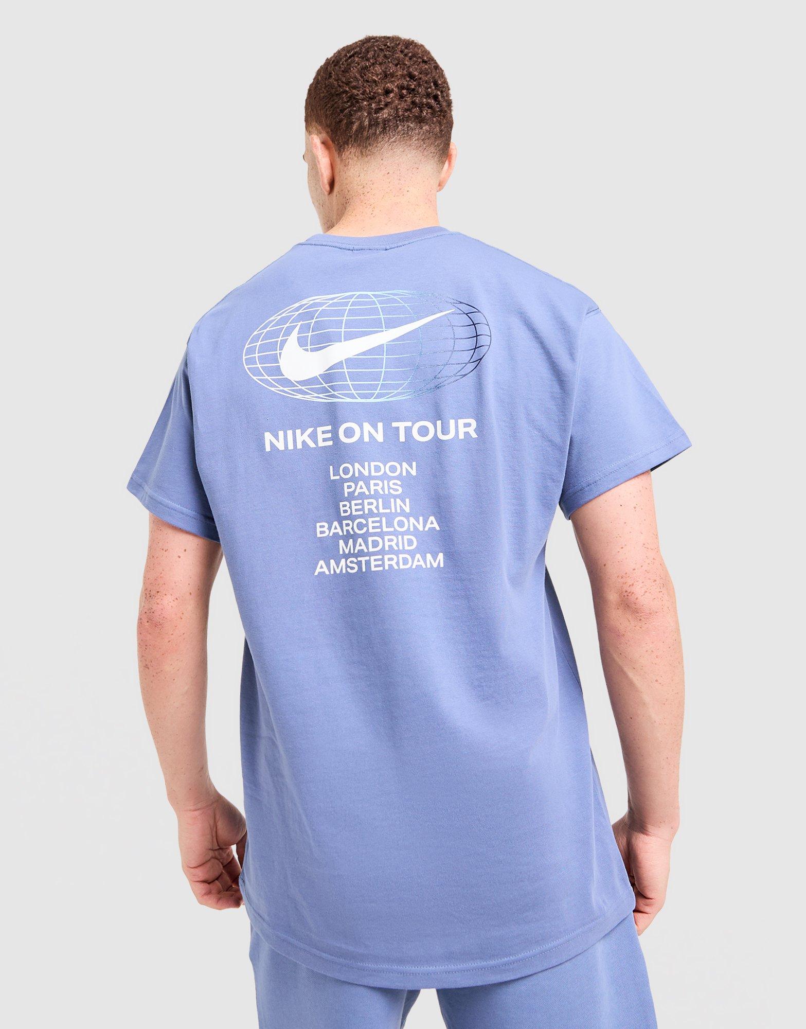 Pánske tričko NIKE TRIČKO M NSW ATHL TEE GFX IV0372-433 Modrá