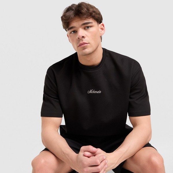MCKENZIE ТЕНИСКА PISMO TEE BLK-BLK