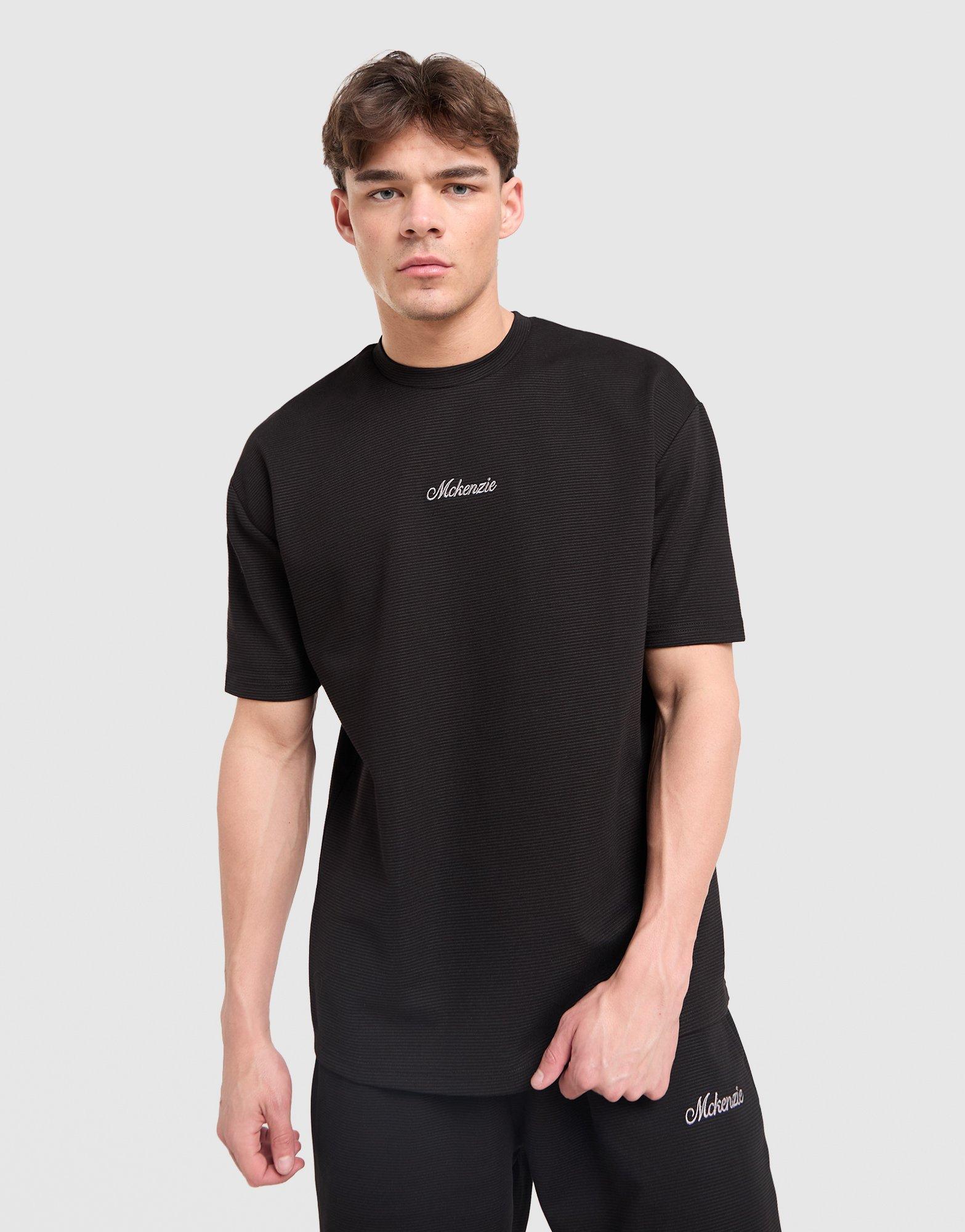 Mckenzie Tričko Pismo Tee Blk-Blk
