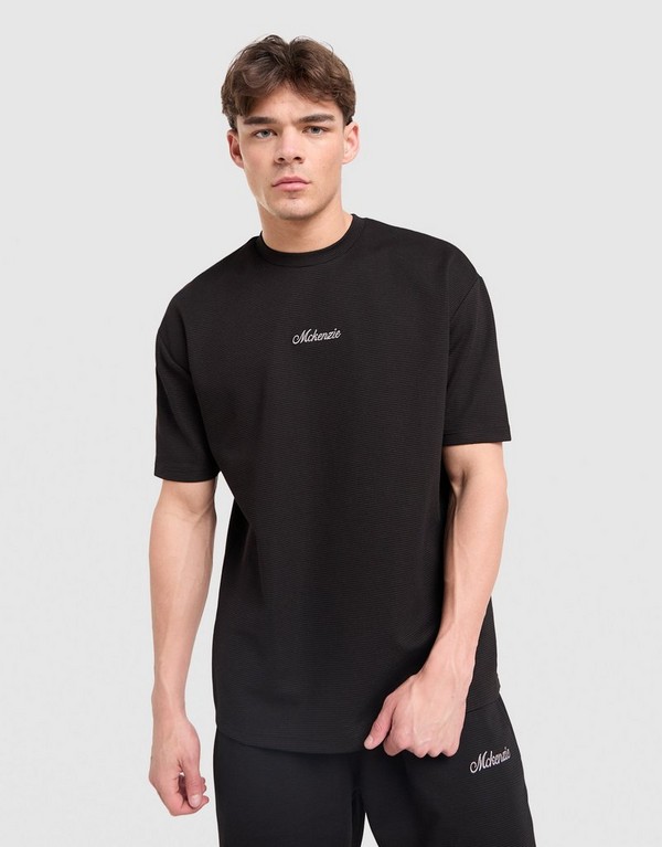 Mckenzie Tričko Pismo Tee Blk-Blk