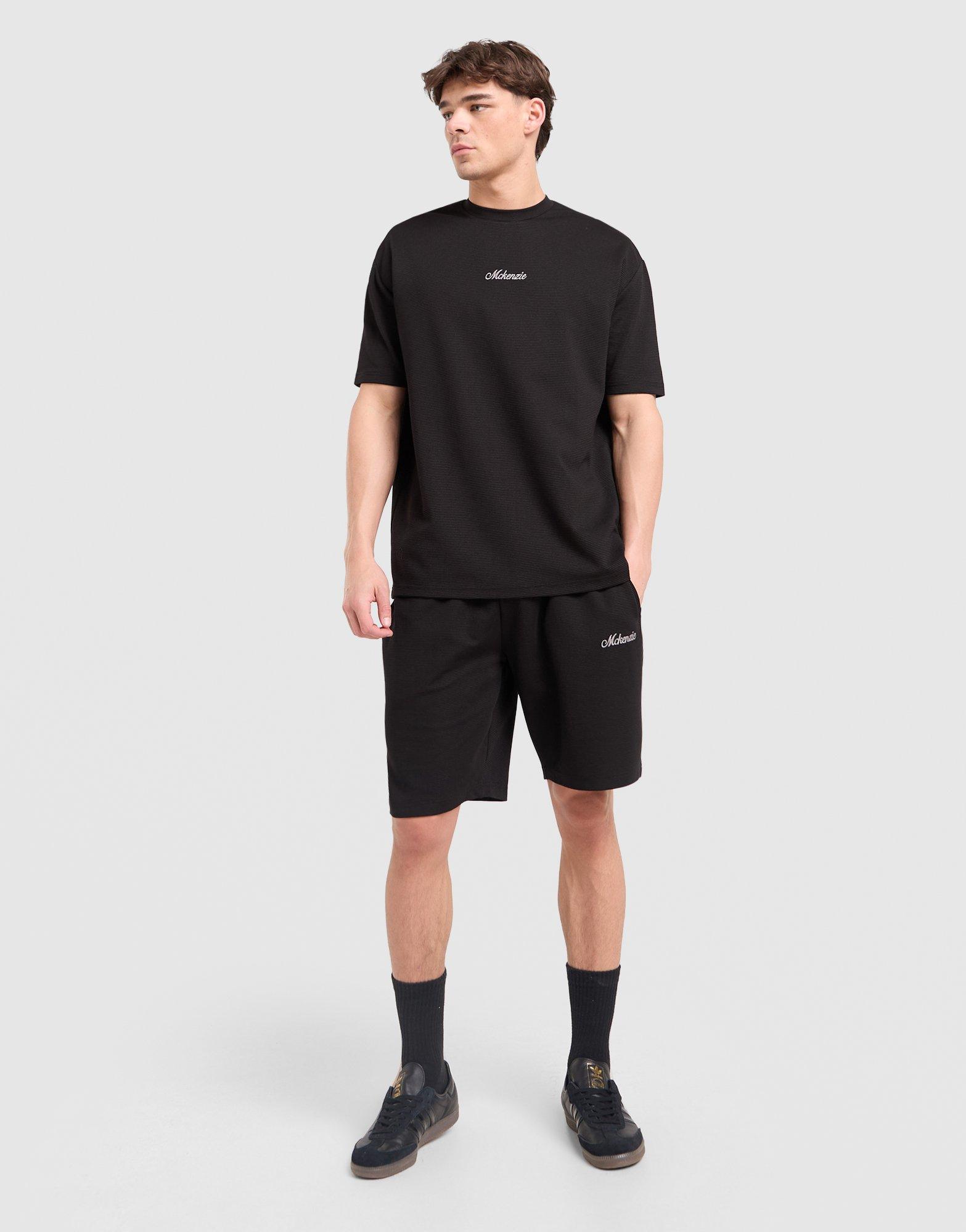 Mckenzie Tričko Pismo Tee Blk-Blk