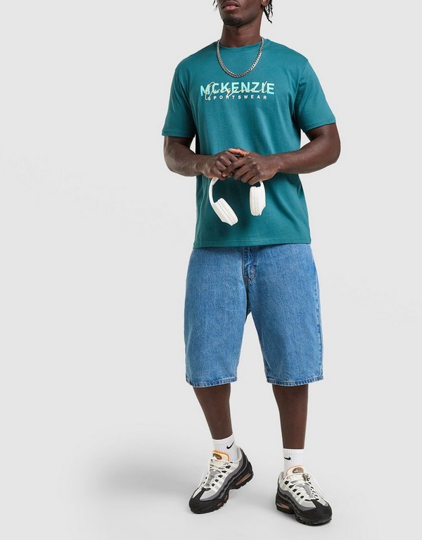 Mckenzie T-Shirt Silica Tee Teal-Med - obrazek 2